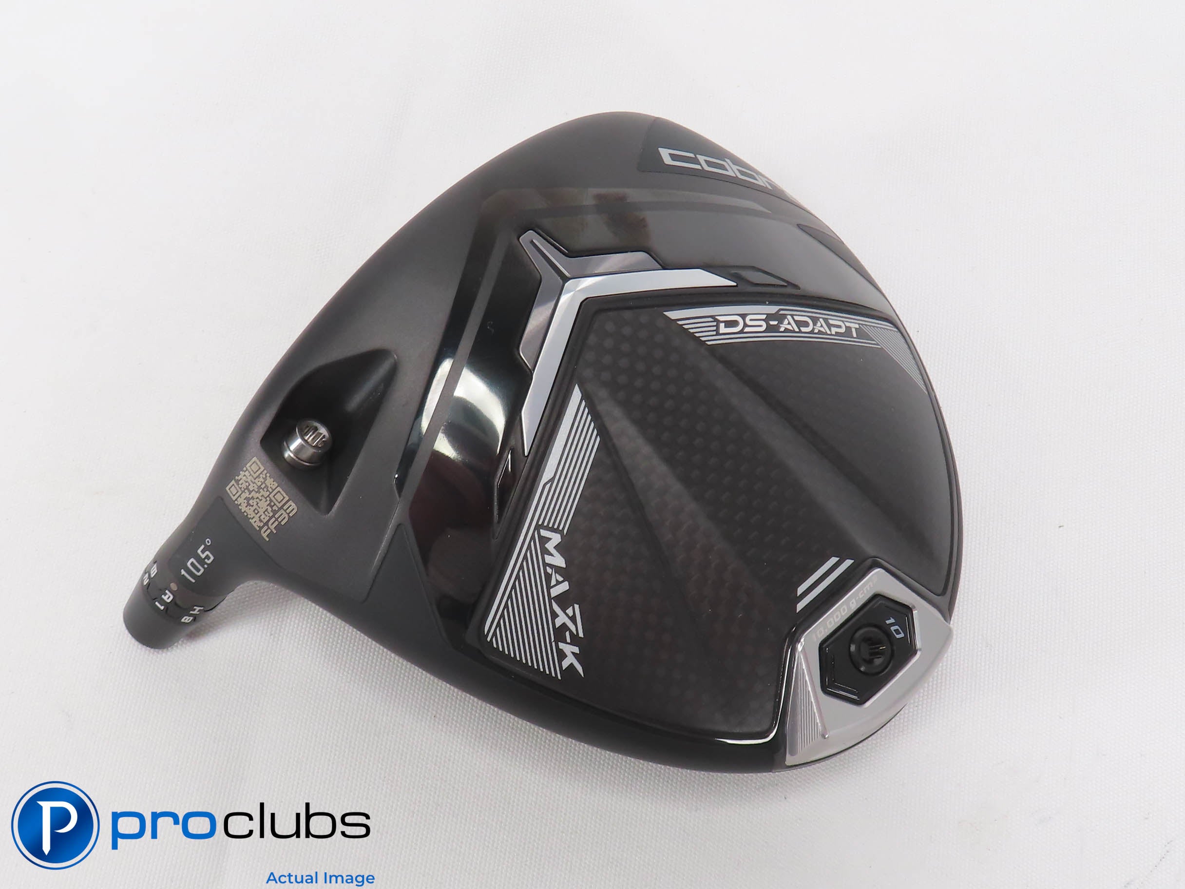 Nice Left Handed Cobra DS-ADAPT MAX-K 10.5* Driver HEAD ONLY w/Adapter 471467
