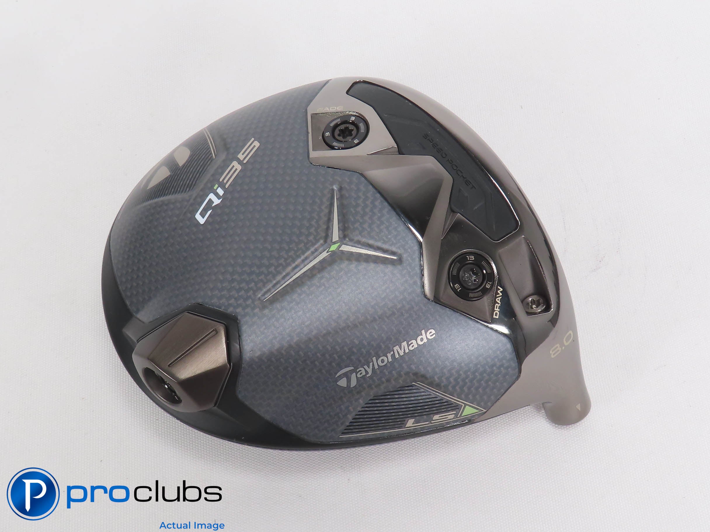 Nice TaylorMade Qi35 LS 8* Driver HEAD ONLY 471366