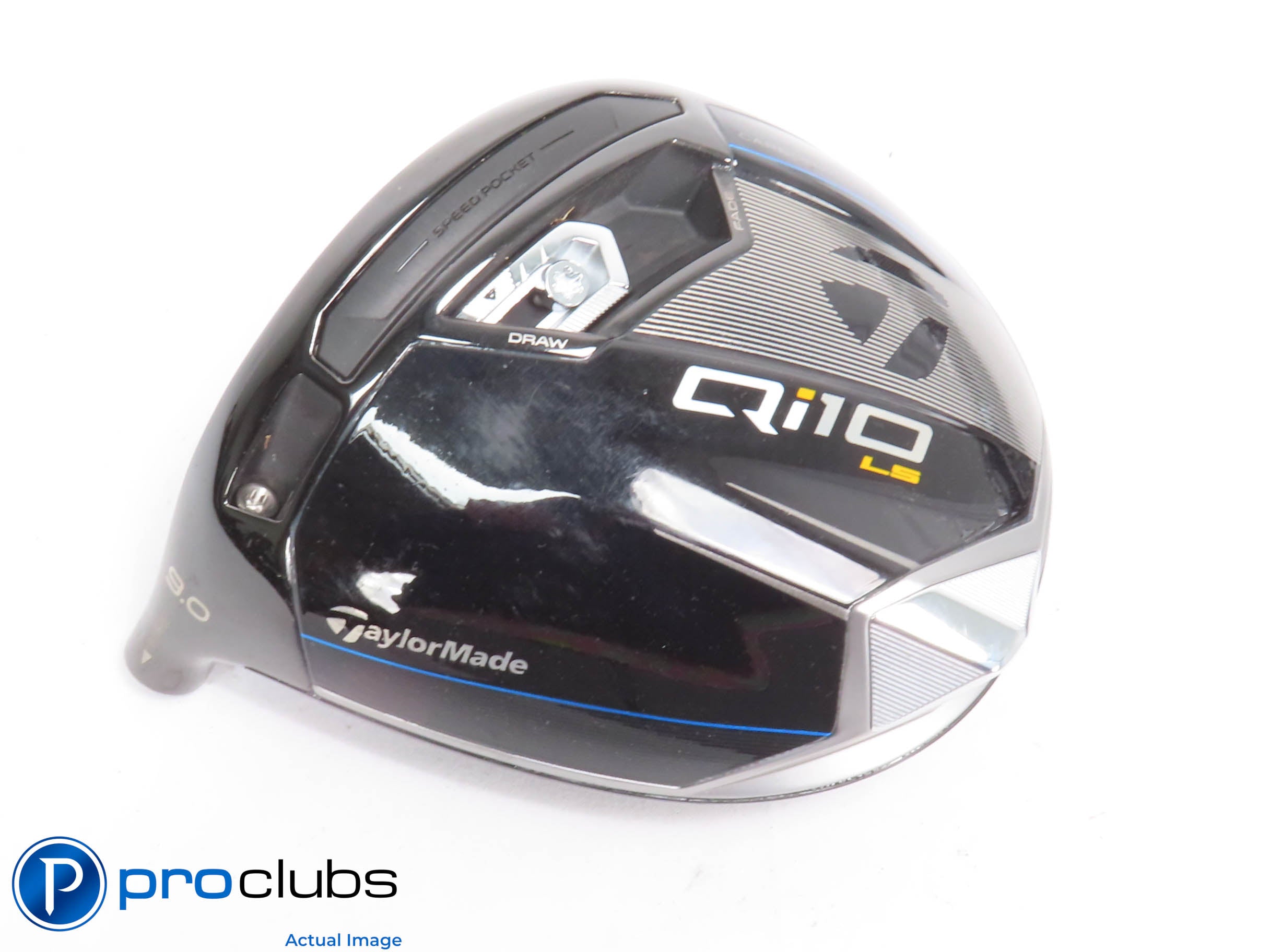 Left Handed TaylorMade Qi10 LS 9* Driver - Head Only - L/H - 428133