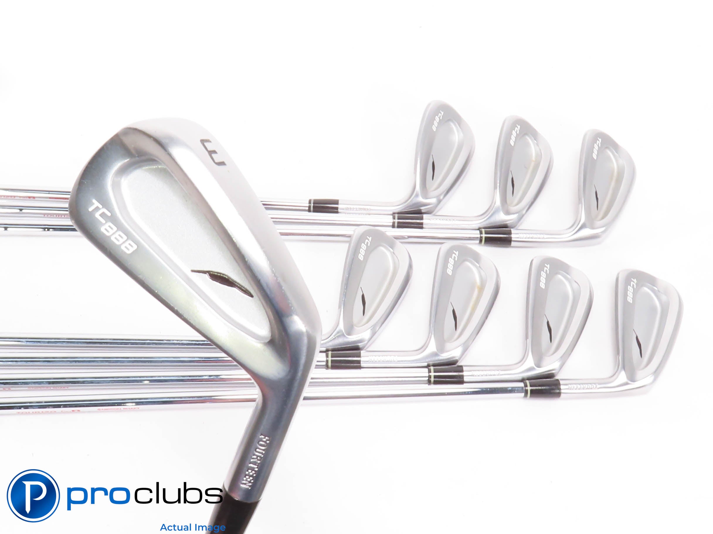 Nice Fourteen TC-888 Forged 3-PW IRON SET - Modus 120 X-Flex Steel +1/2" 428778