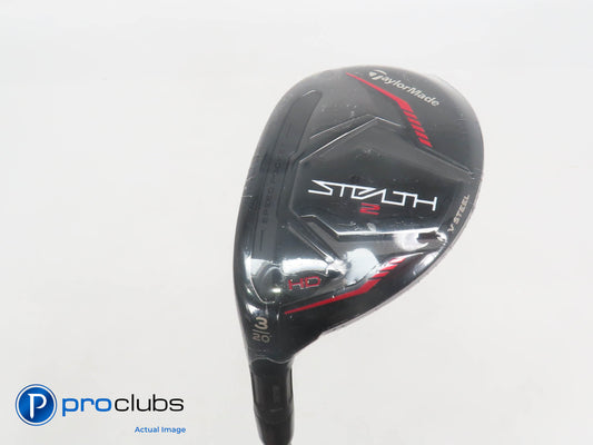 NEW Left Handed TaylorMade STEALTH 2 HD 20* 3 HYBRID Recoil680 Stiff Flex 383385