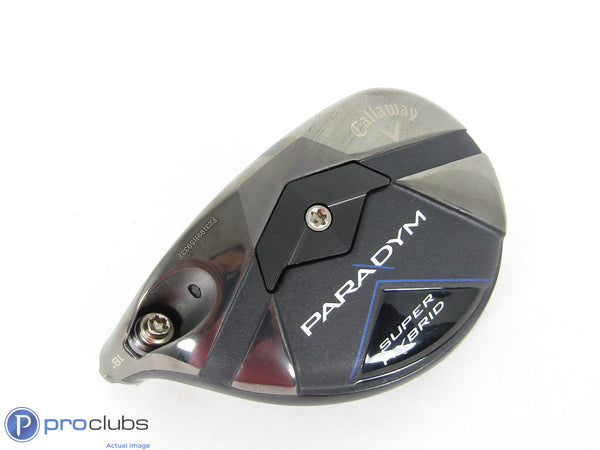 Left Handed! Callaway Paradym Super Hybrid 18* 3 Hybrid - Head Only -