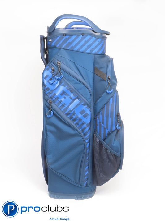 New! OGIO WOODE 15-Way "Navy Sport" Cart Bag w/ Rain Hood - 430594