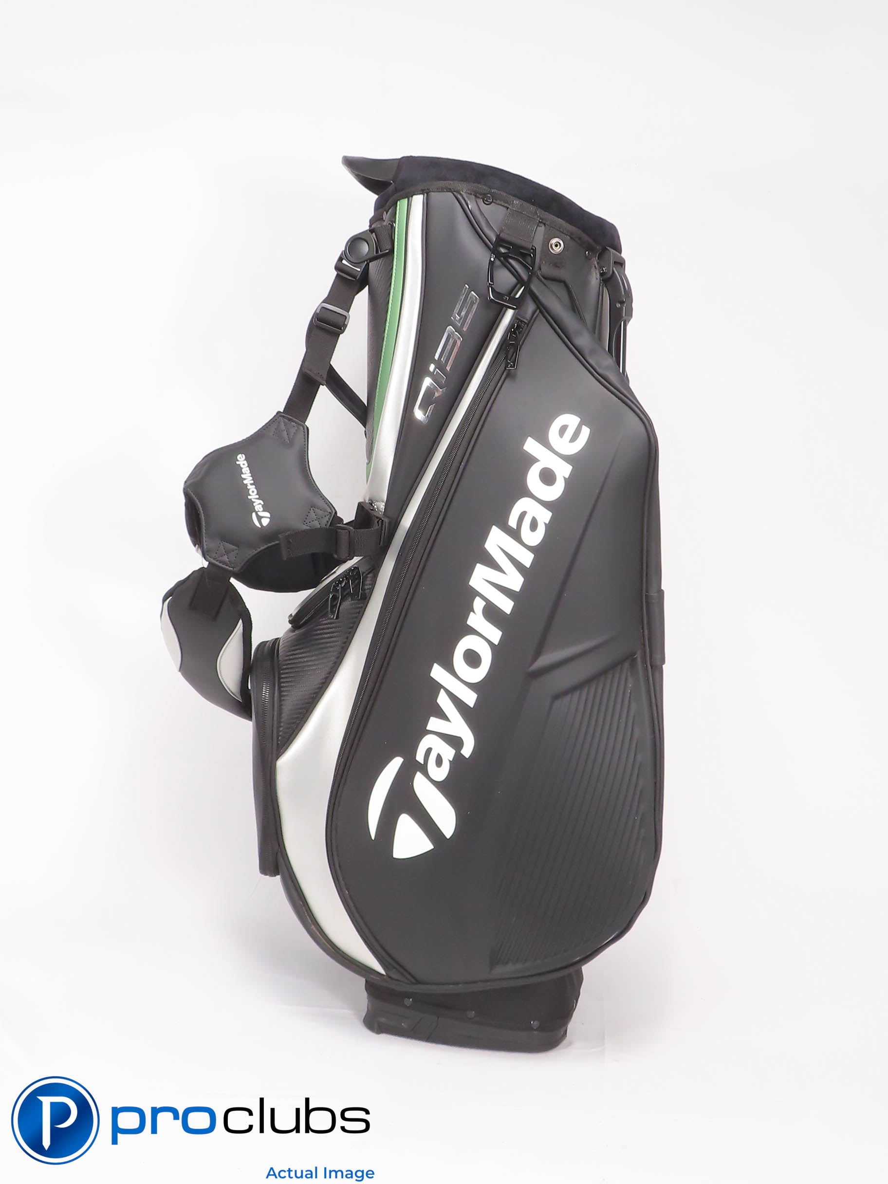 Nice TaylorMade Team Qi35 Carry / Stand Golf Bag - Black / Gray 471741