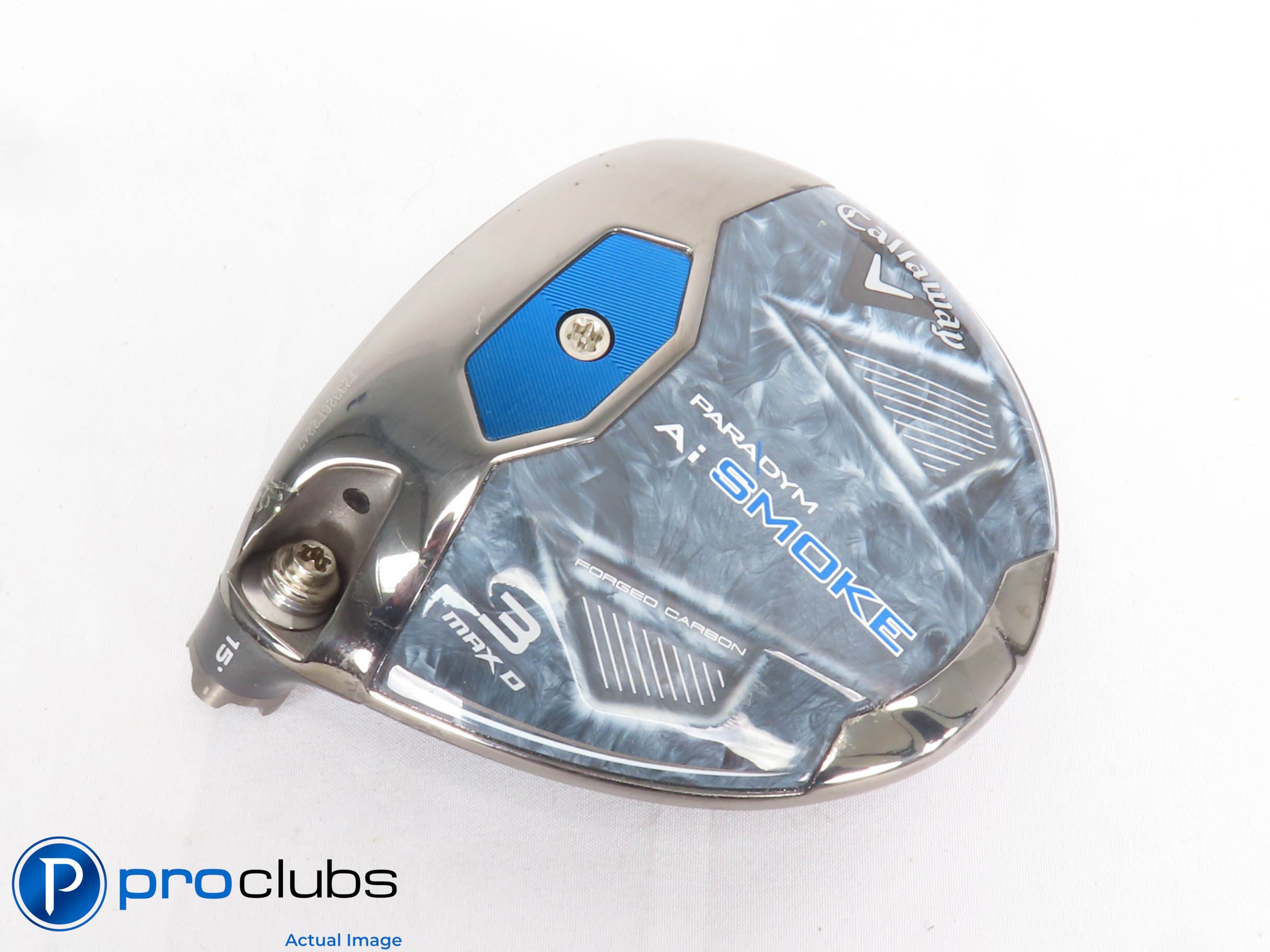 Excellent! Left Handed Callaway PARADYM Ai Smoke MAX D 15* 3 Wood - Head 429470