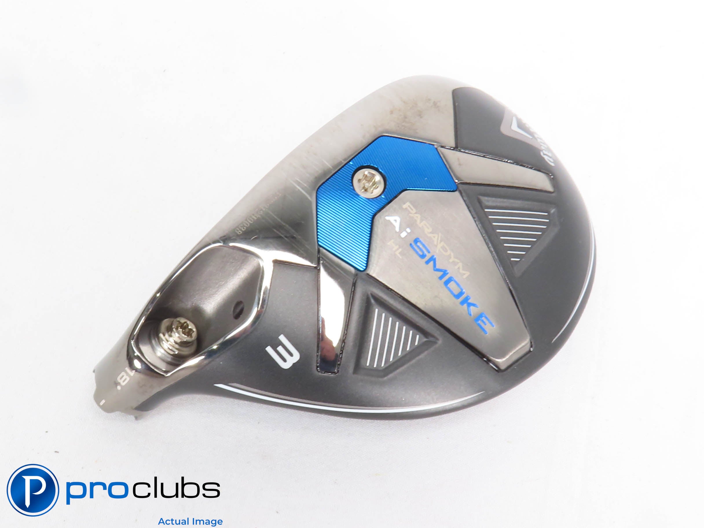 Nice Left Handed Callaway Paradym Ai Smoke HL 18* 3 Hybrid HEAD ONLY 430100