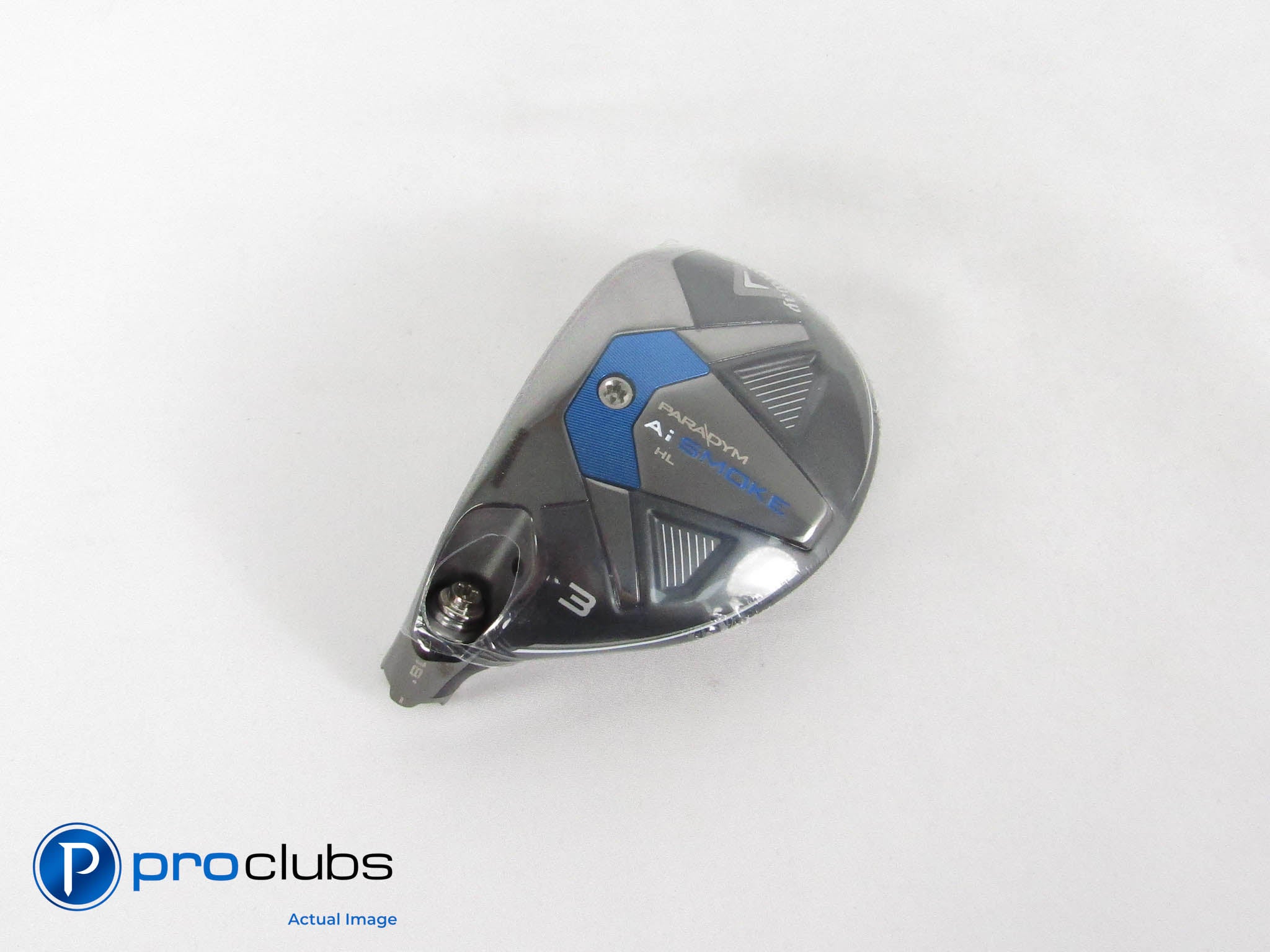 New! Left-Handed Callaway Paradym Ai Smoke HL 18* 3 Hybrid - Head Only - 430613