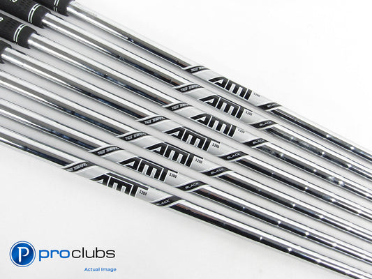 True Temper AMT Black Stiff Flex S200 Steel Iron Shaft Set .355" Tip #420838