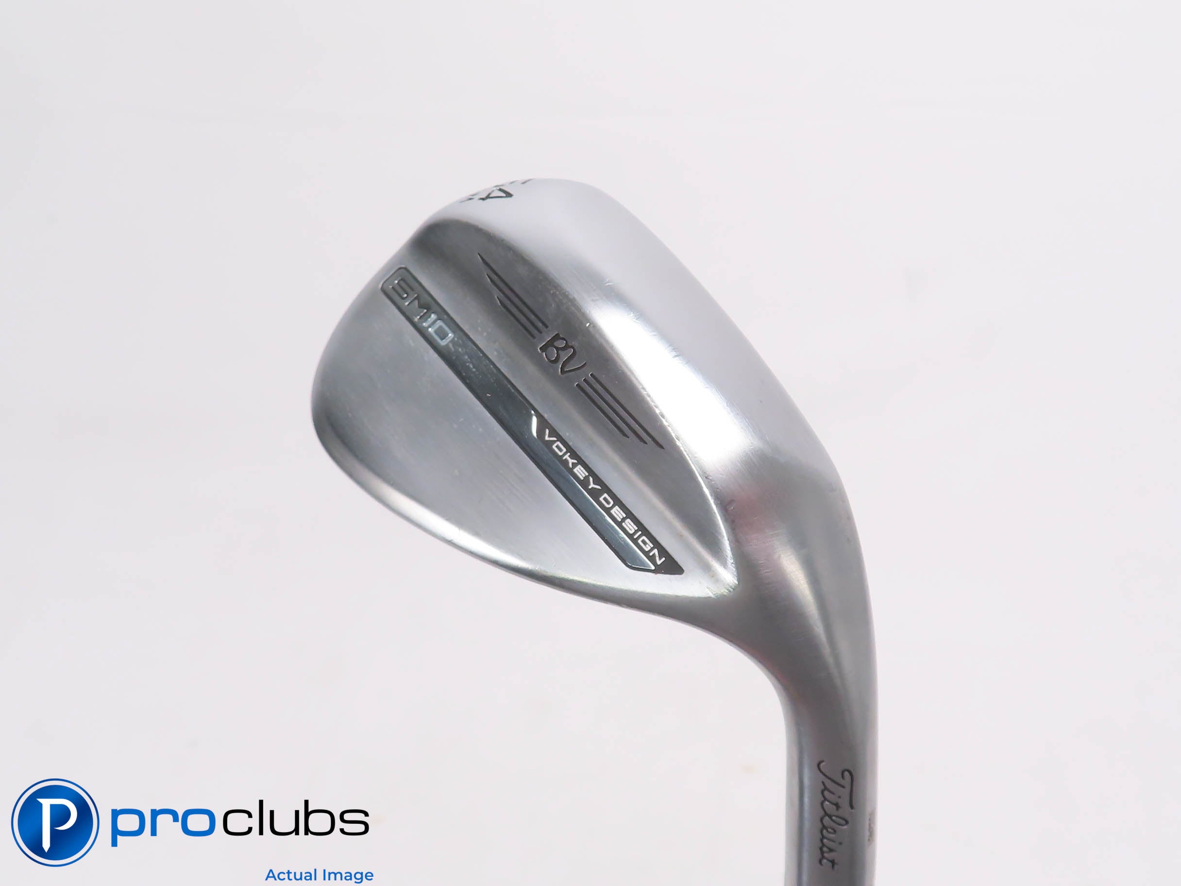 Titleist Vokey SM10 Chrome 54*(8*) Wedge M-Grind - Vokey Wedge Flex - 472938