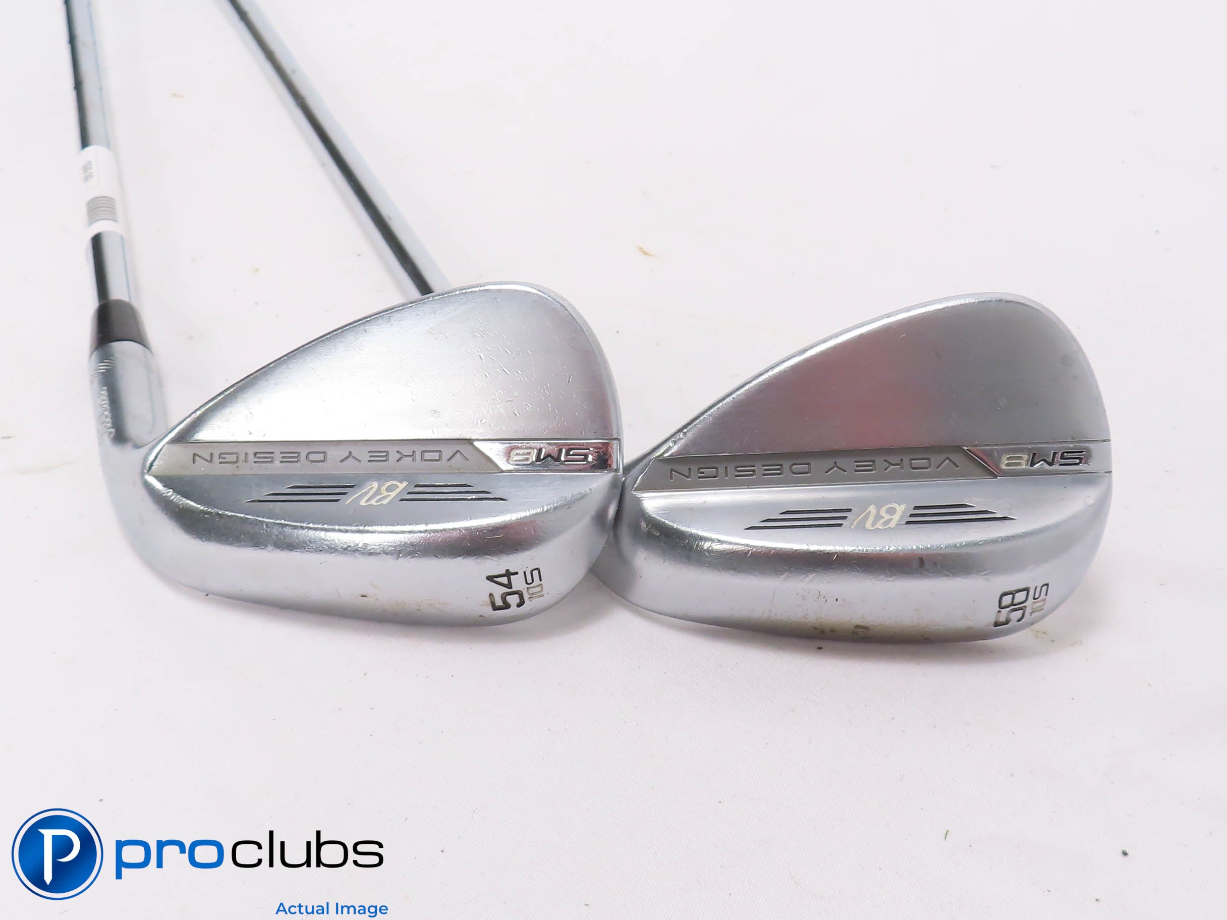 Titleist Vokey SM8 Chrome 54*,58* WEDGE SET - Vokey Wedge Flex Steel 470852
