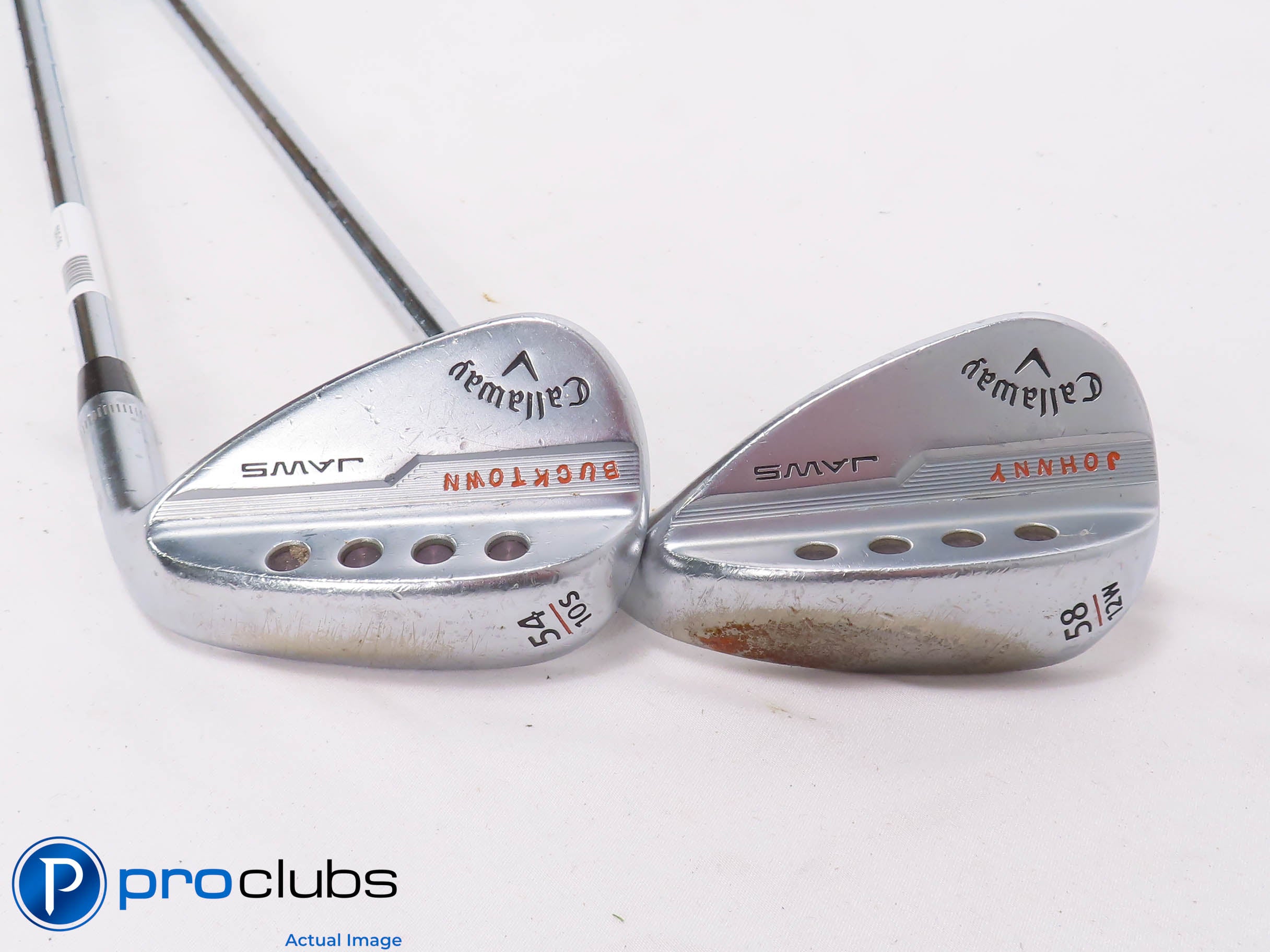 Callaway MD5 JAWS Chrome 54*,58* WEDGE SET -DG Tour Issue S200 Stiff Flex 472949