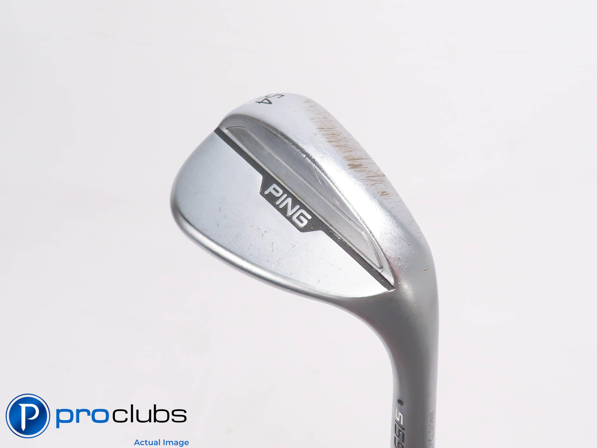 Ping S159 Chrome 54*(10*) WEDGE H-Grind Black Dot- ZZ115 Wedge Flex Steel 472445
