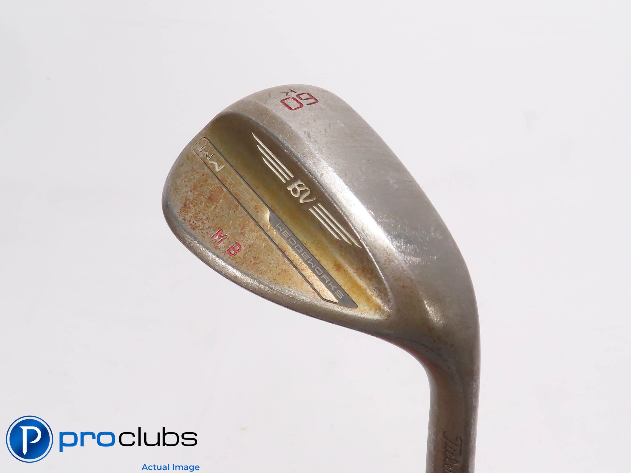 Nice Titleist Vokey WEDGEWORKS RAW 60* WEDGE K-Grind - DG S400 Stiff Flex 472491