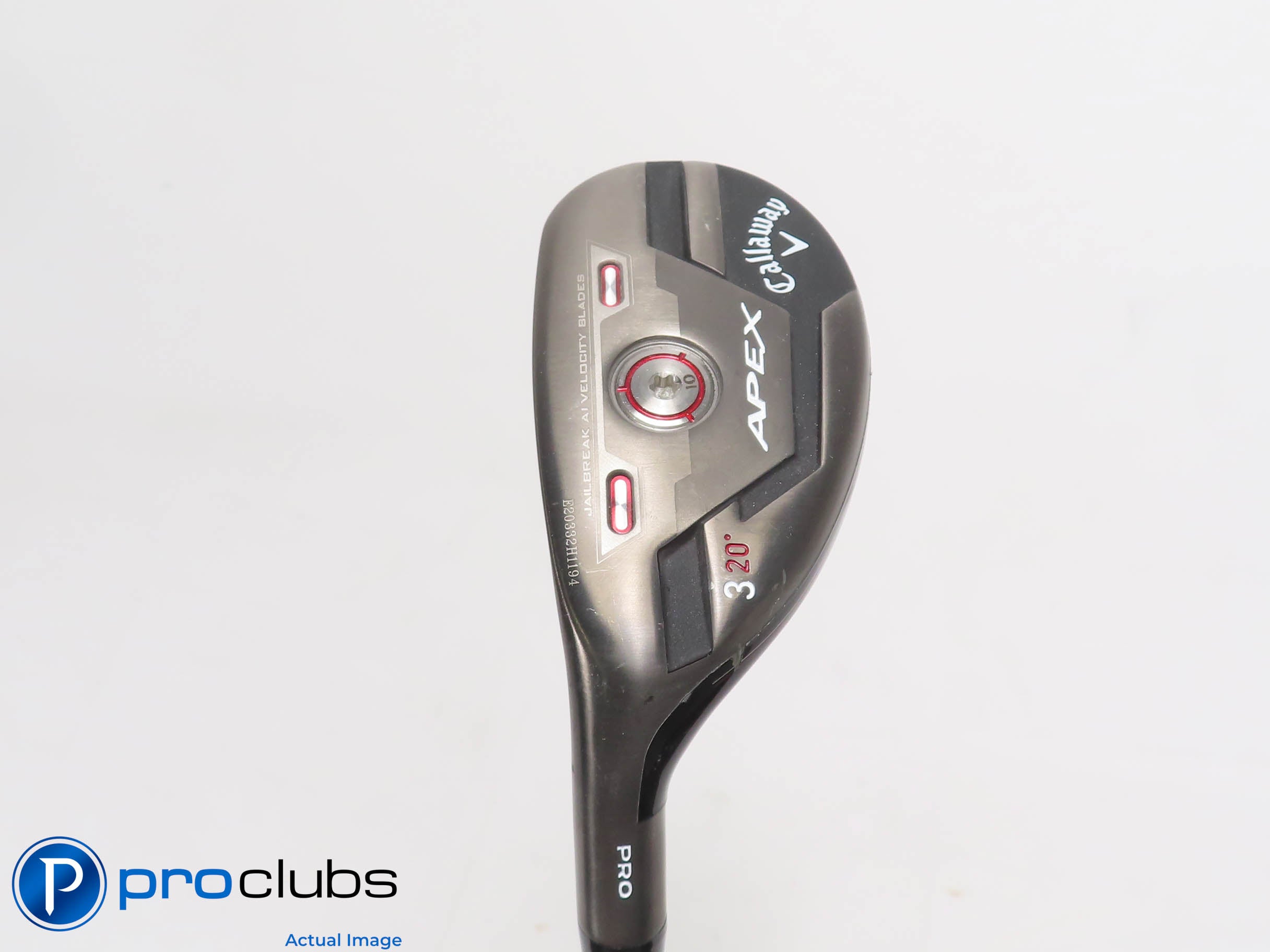 Left Handed Callaway '2021 Apex Pro 20* 3 Hybrid - Fujikura Pro 2.0 Stiff 471892