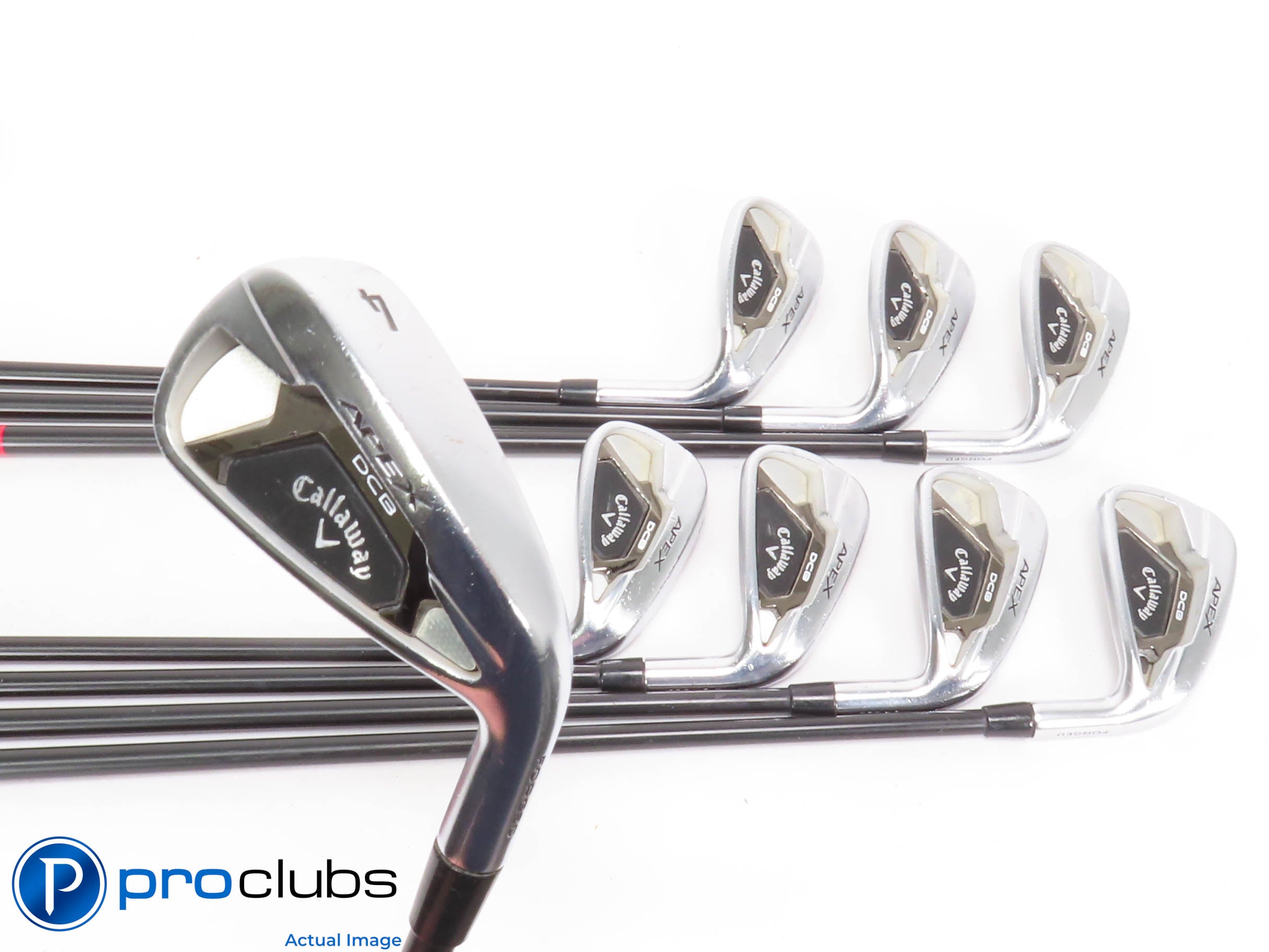 Callaway '21 APEX DCB IRONS 4-PW,AW Graphite KBS TGI 80 Stiff Flex 428730
