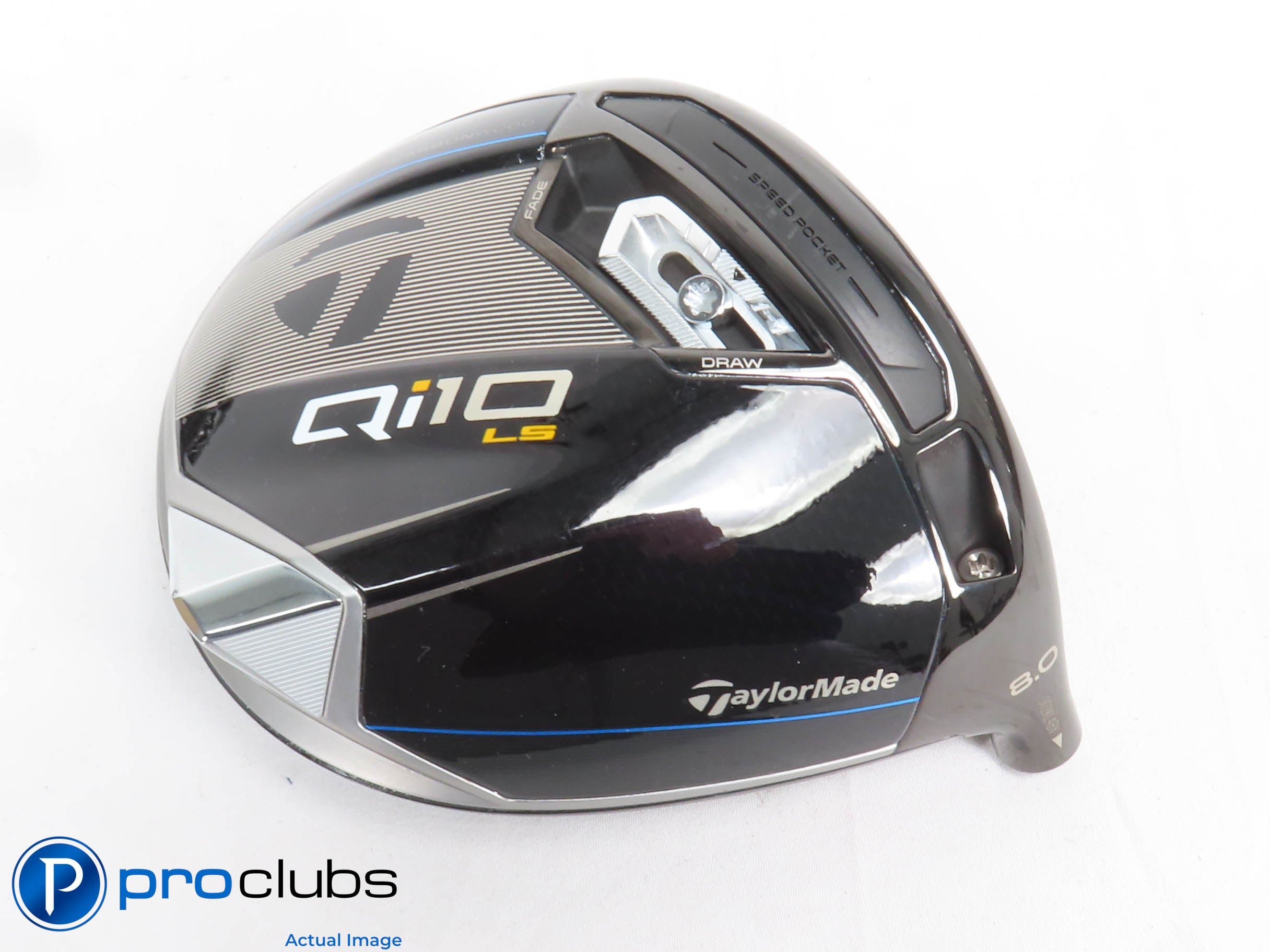 Nice TaylorMade Qi10 LS 8* Driver HEAD ONLY 428531