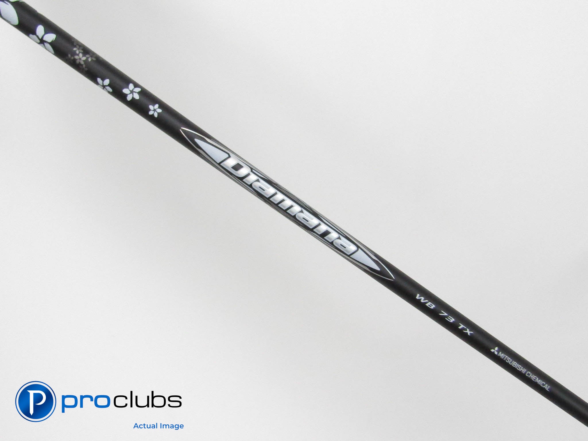 24' White Board Diamana WB 73 X-Flex Fairway Shaft Pull Out .335" Tip #472394