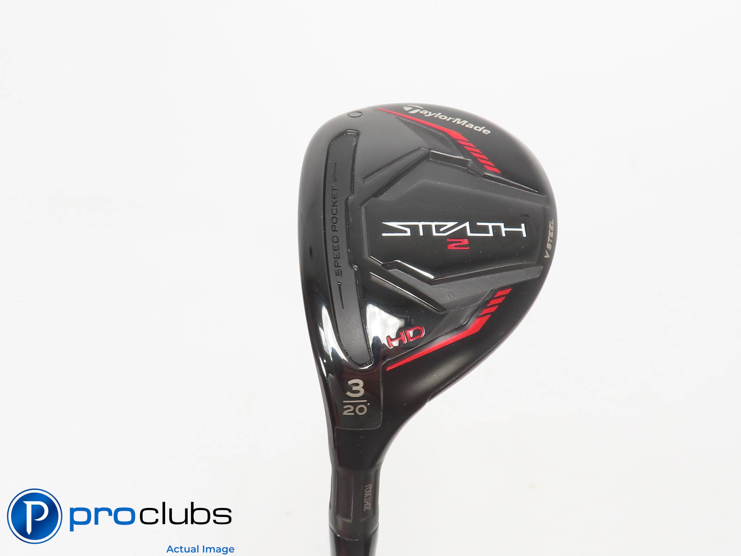 Left Handed TaylorMade STEALTH 2 HD 20* 3 HYBRID Fujikura 7R Regular Flex 472097