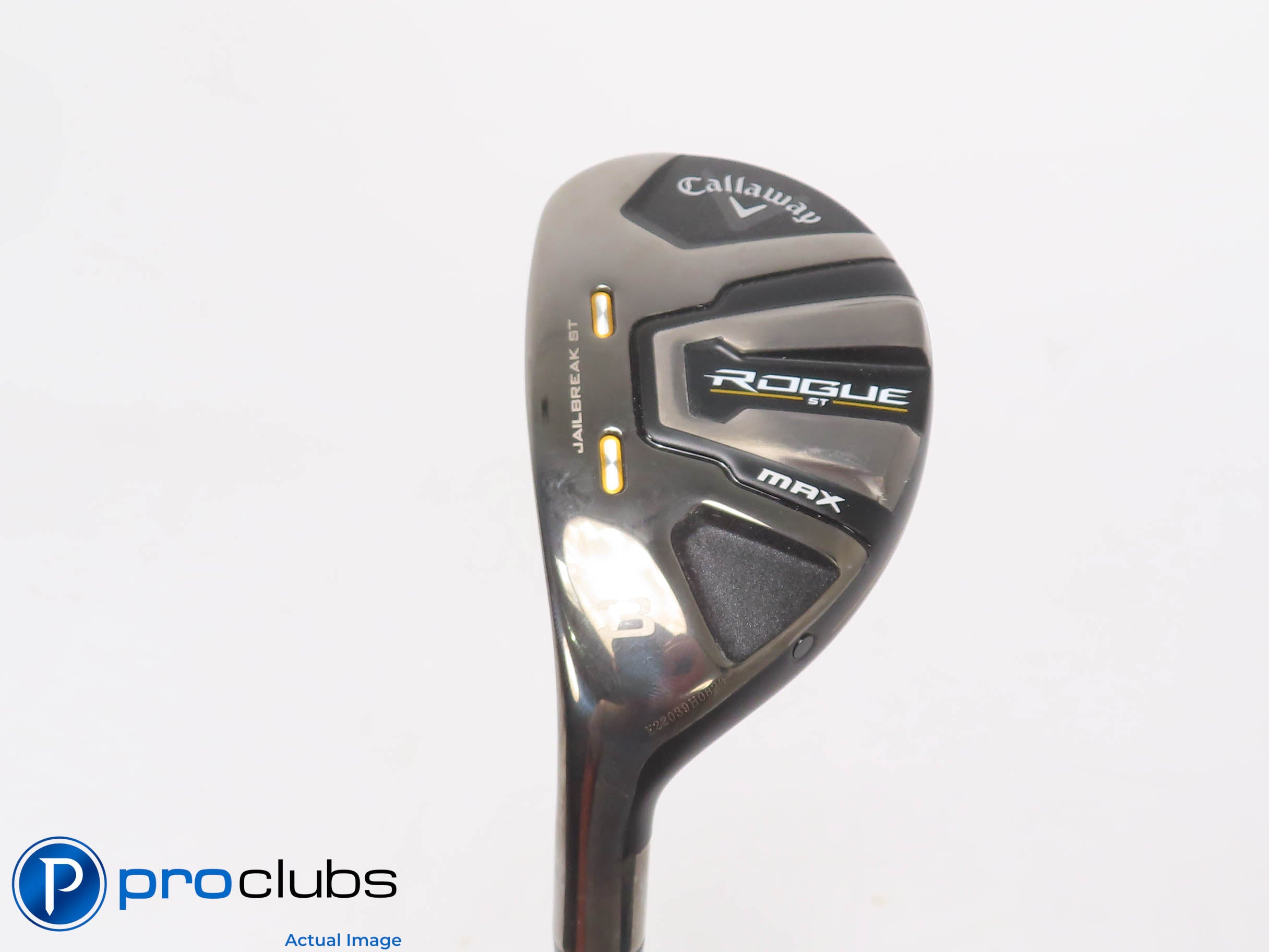 Left Handed Callaway ROGUE ST MAX 18* 3 HYBRID Fuji Pro 2.0 8S Stiff Flex 471974