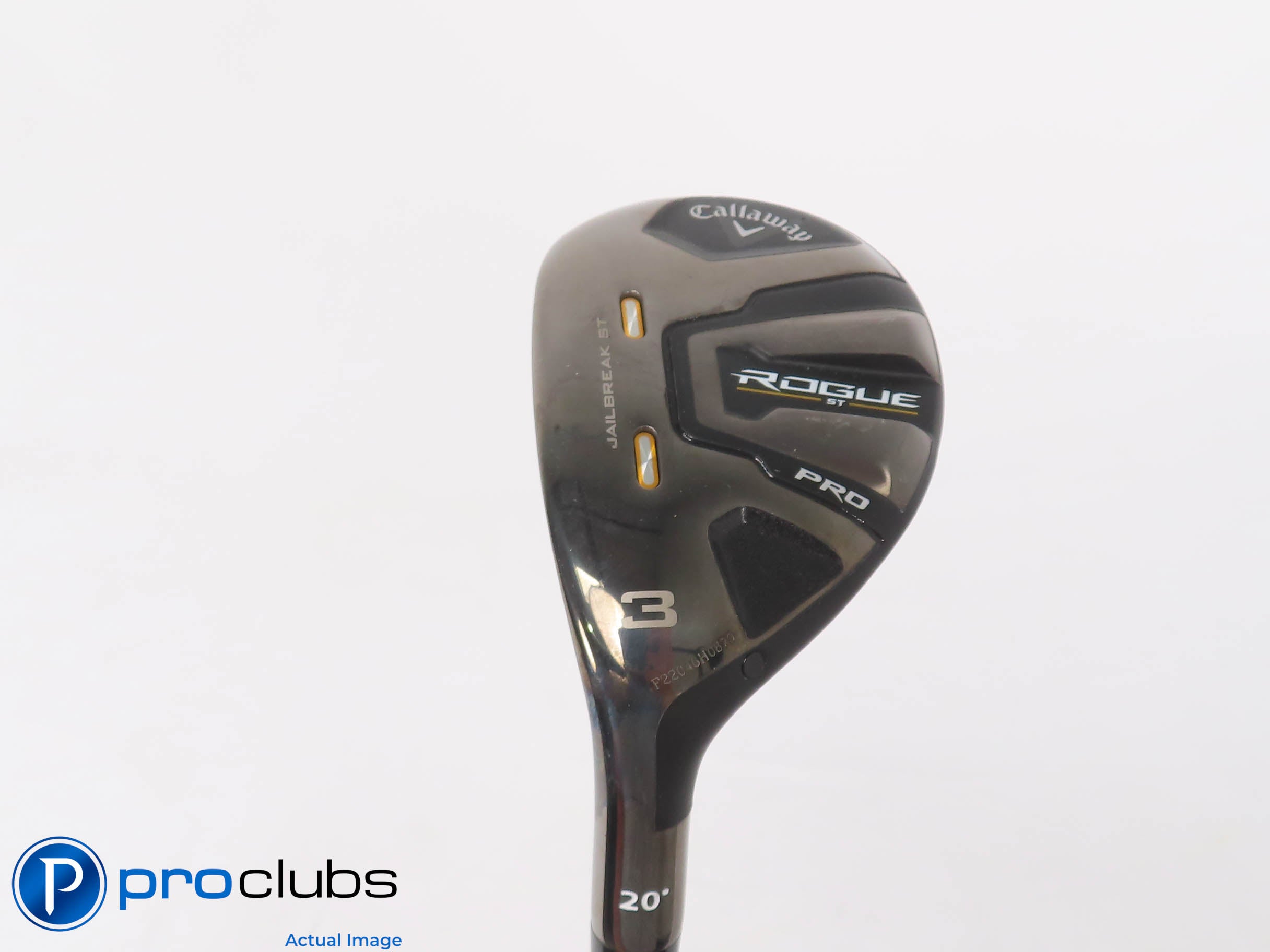 Left Handed Callaway ROGUE ST PRO 20* 3 HYBRID Fuji Pro 2.0 8S Stiff Flex 471949