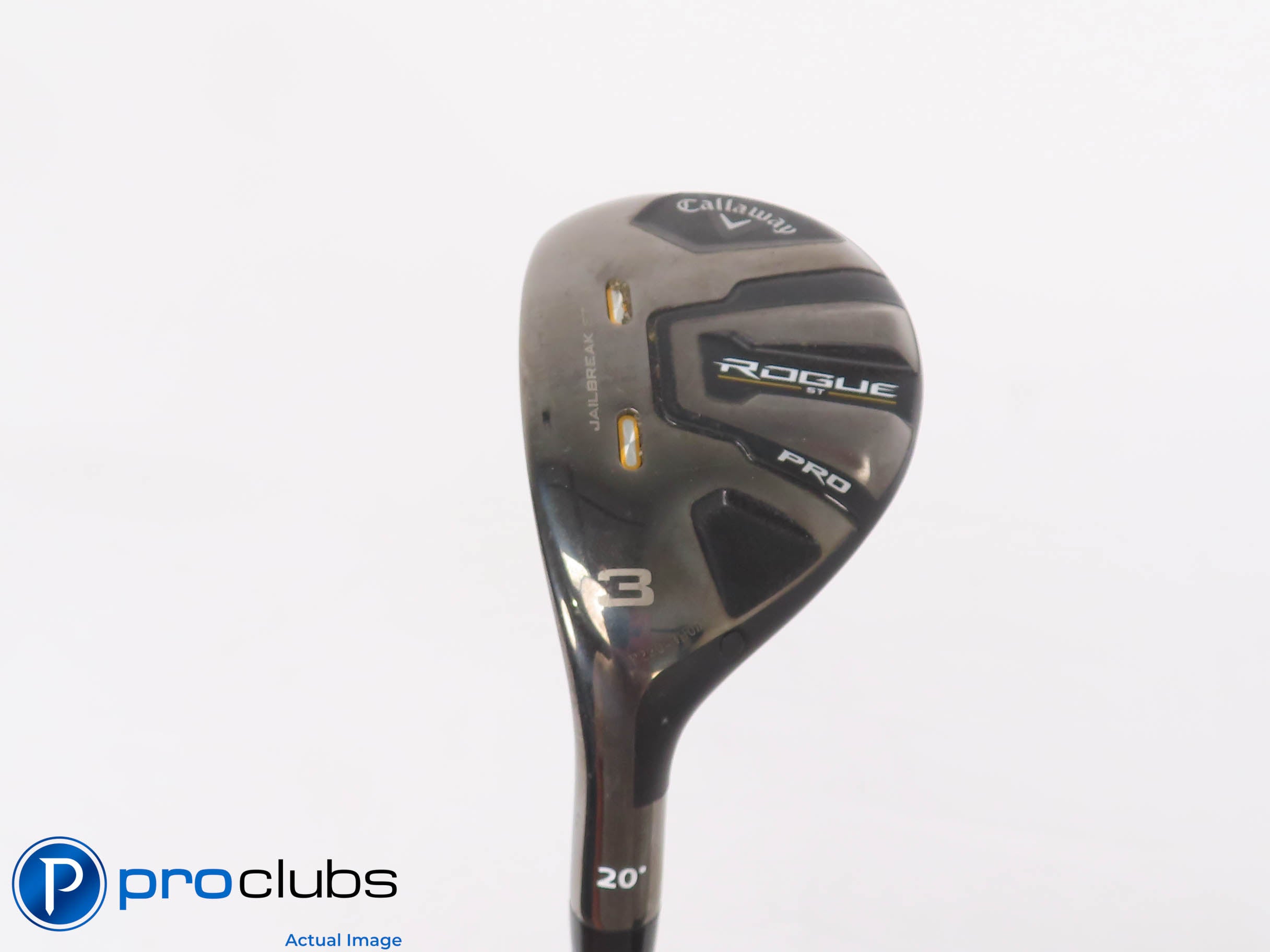 Left Handed Callaway ROGUE ST PRO 20* 3 HYBRID Fuji Pro 2.0 8S Stiff Flex 471956