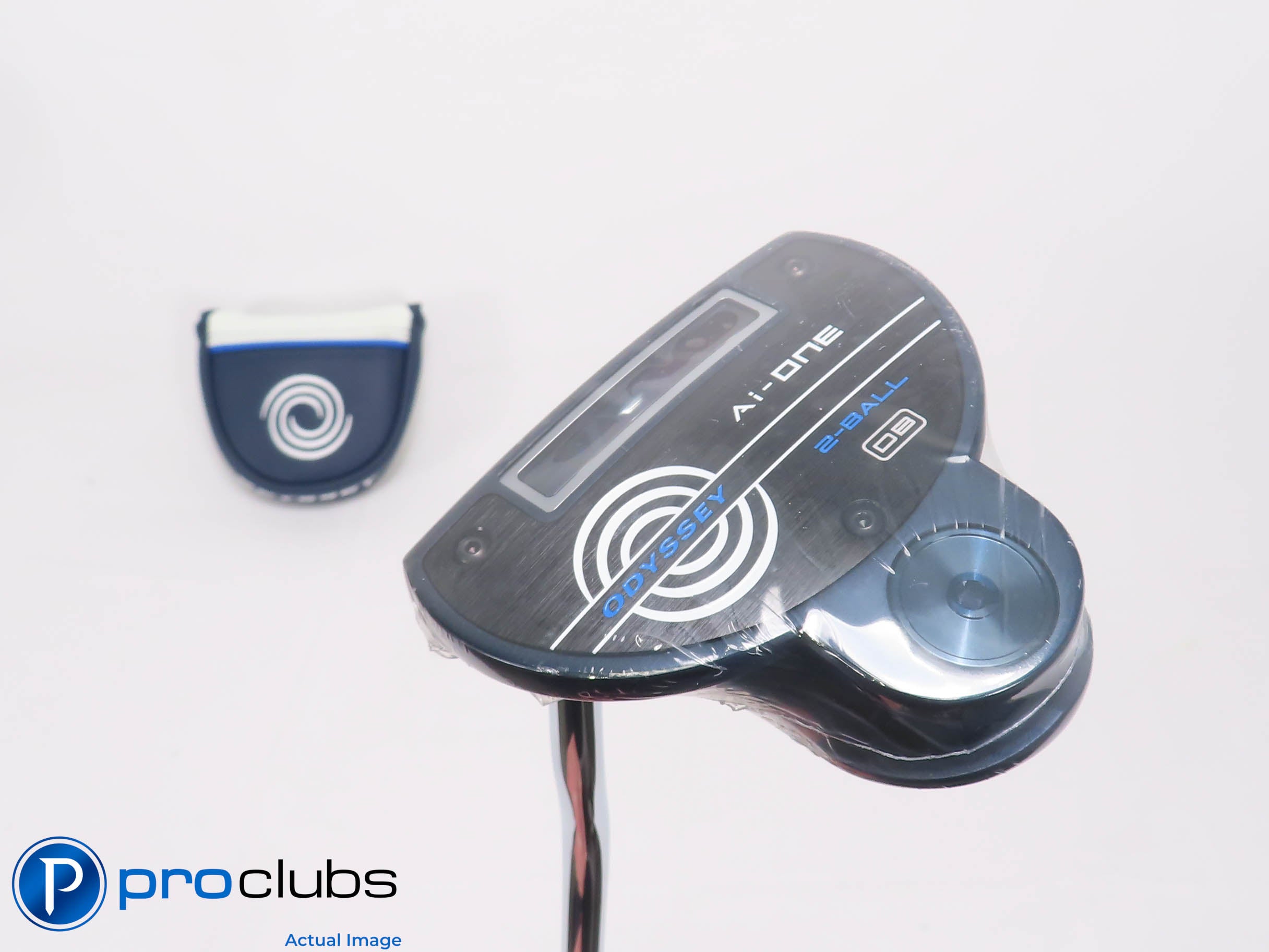 New! Left Handed Odyssey Ai-One 2-Ball DB 33" Putter w/Cover #469764