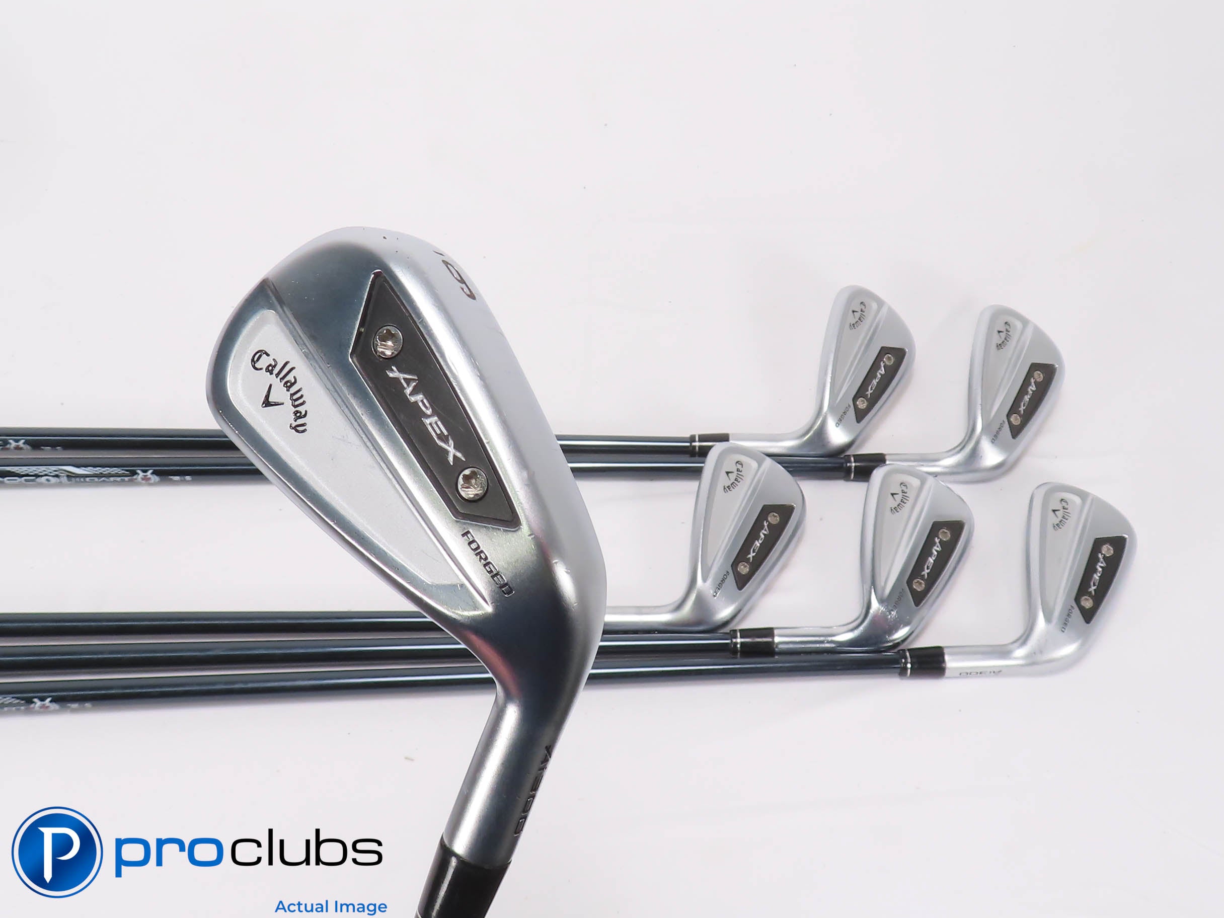 Callaway '24 APEX Ai300 6-PW,AW IRON SET Recoil Dart 70 Stiff Flex Graph 469675