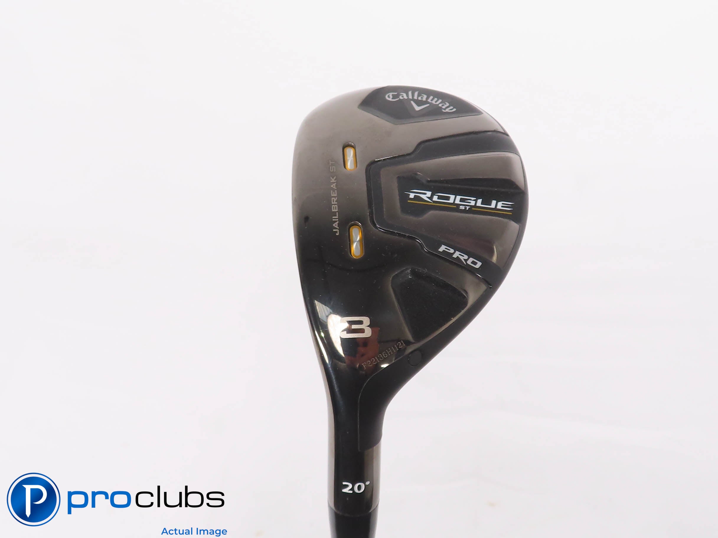 Left Handed Callaway Rogue ST Pro 20* 3 Hybrid - Fujikura Pro 2.0 Regular 471964