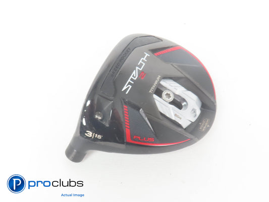 Left Handed TaylorMade Stealth 2 Plus+ 15* 3 Wood - Head Only - L/H - 384054