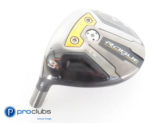 Nice! Left Handed Callaway Rogue ST LS 15* 3 Wood - Head Only - 337936