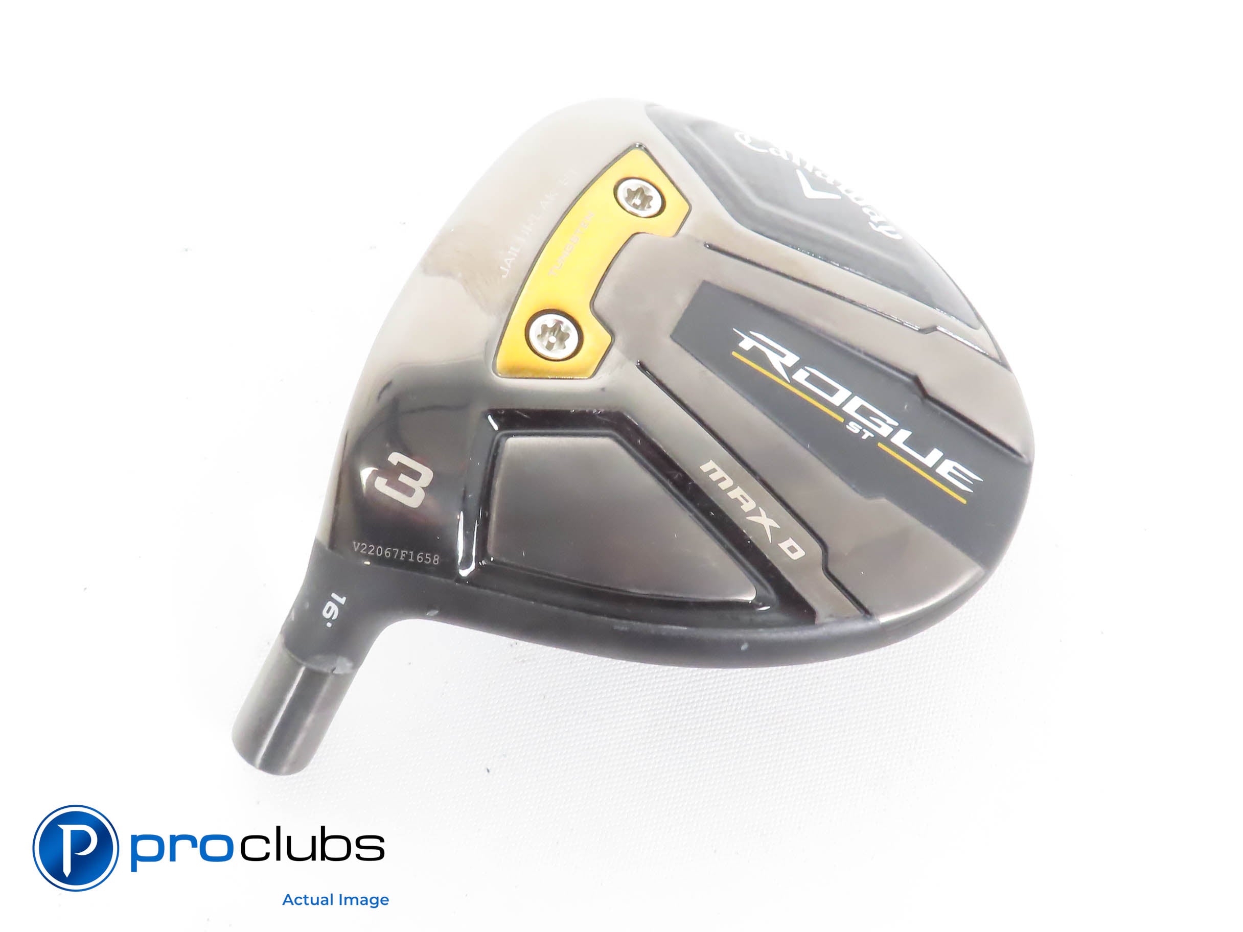 Excellent! Left Handed Callaway Rogue ST MAX D 16* 3 Wood - Head Only - 337937