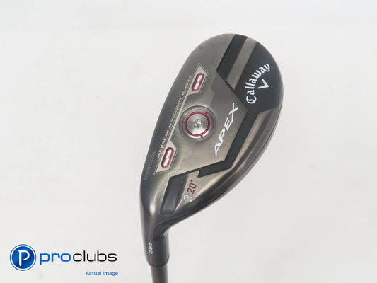 Nice Left Handed Callaway '21 APEX PRO 20* 3 HYBRID Recoil 680 Stiff Flex 384284