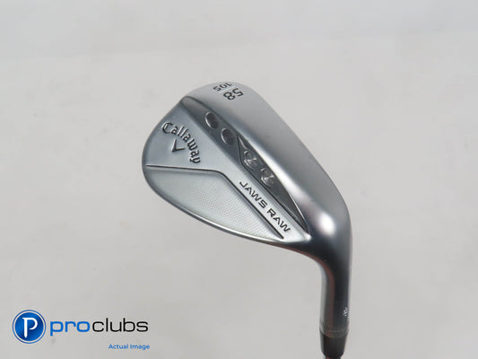 Mint Callaway JAWS RAW 58*(10*) WEDGE S-Grind - DG Spinner Wedge Flex 384246