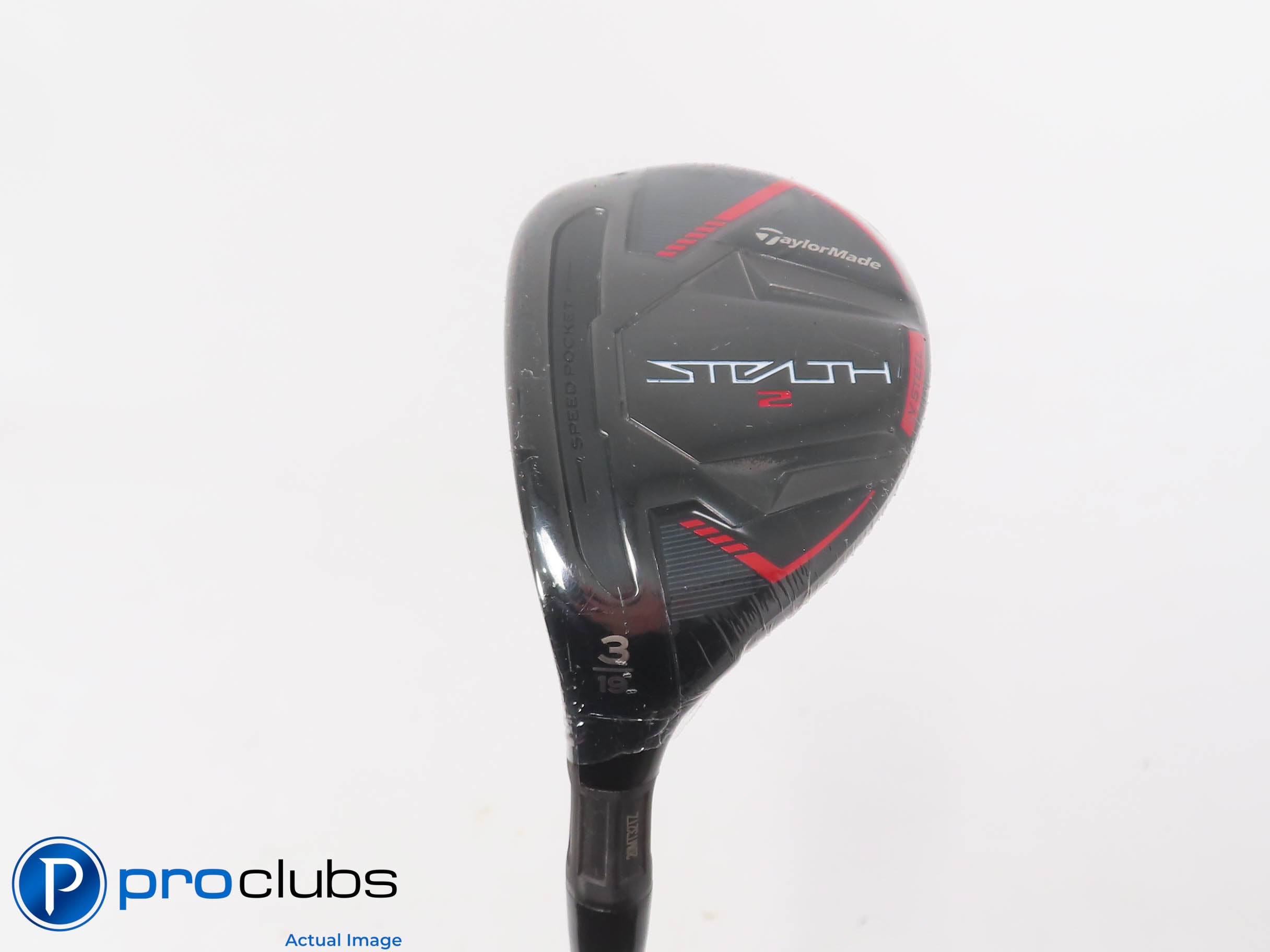 New! Left Handed TaylorMade Stealth2 19* 3 Hybrid - Fuji Pro 2.0 Stiff - 472190