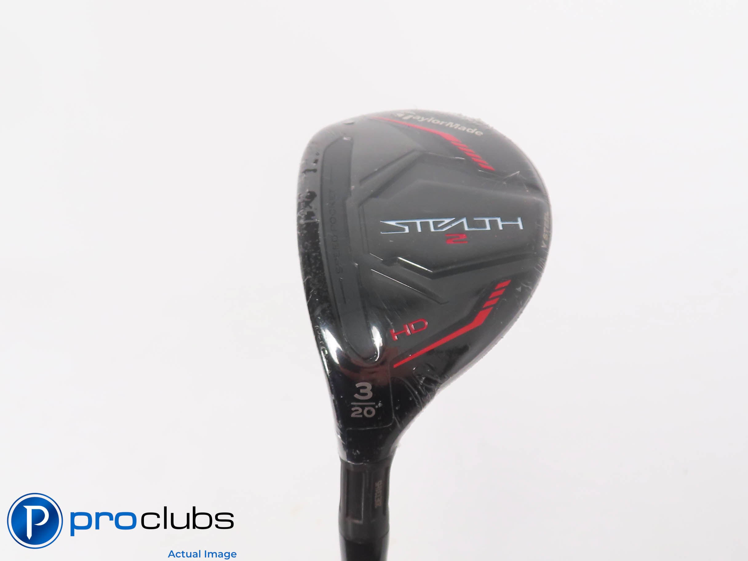 New! Left Handed TaylorMade Stealth2 HD 20* 3 Hybrid - Fuji Pro 2.0 Reg - 472187