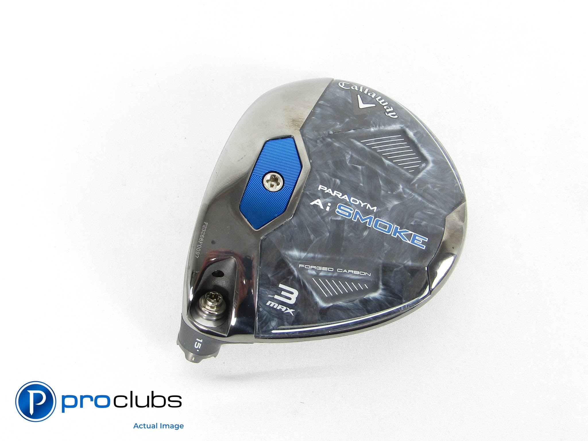 Mint! Left-Handed Callaway PARADYM Ai Smoke MAX 15* 3 Wood - Head Only - 430581