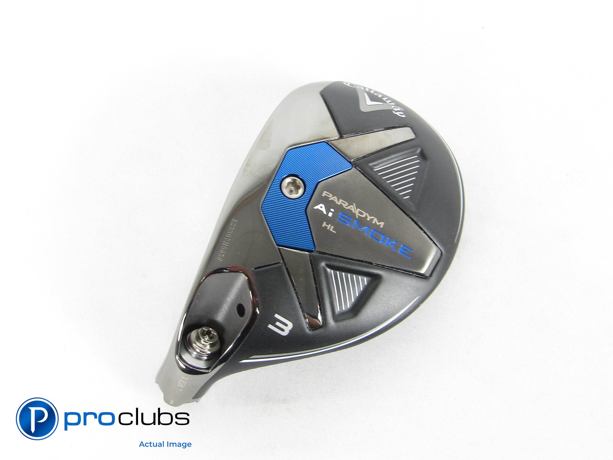 Mint! Left-Handed Callaway Paradym Ai Smoke HL 18* 3 Hybrid - Head Only - 430572