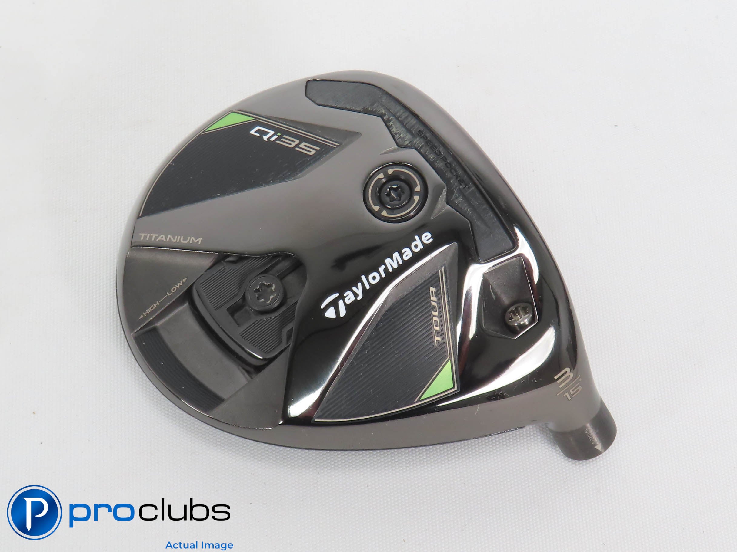 Nice! TaylorMade Qi35 Tour 15* 3 Wood - Head Only - R/H - 472765