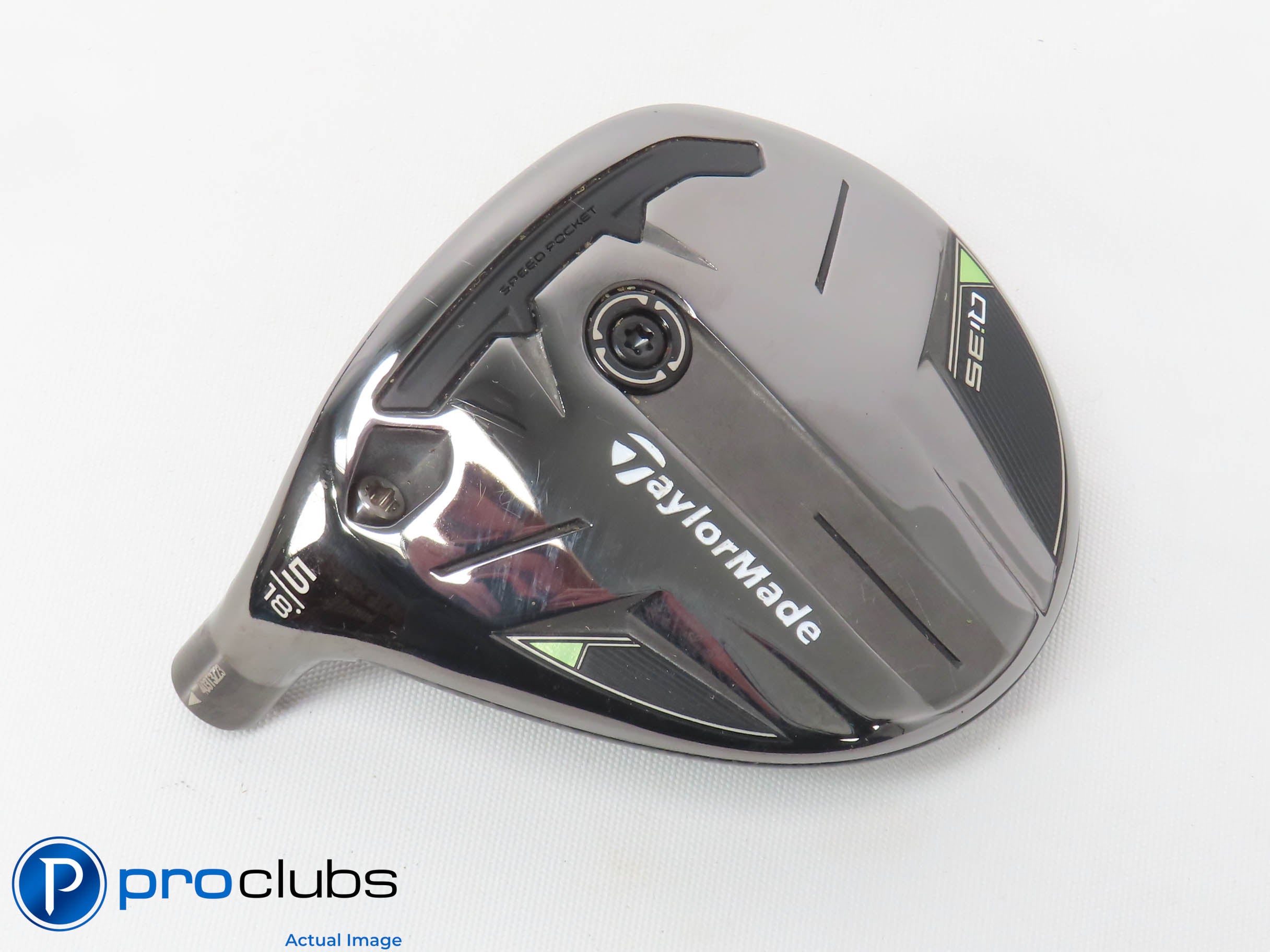 Excellent! Left Handed TaylorMade Qi35 18* 5 Wood - Head Only - L/H - 472615