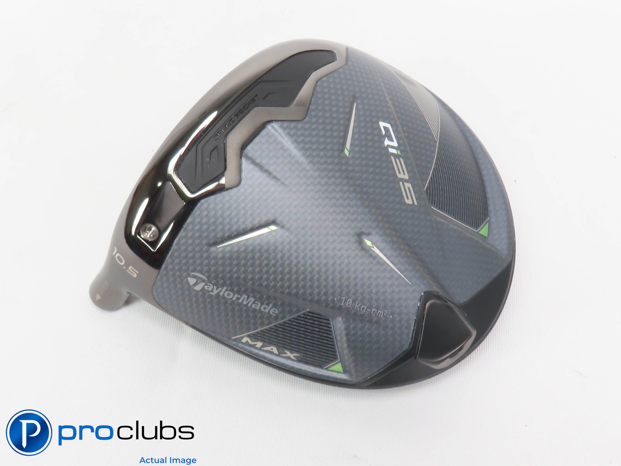 Nice Left Handed TaylorMade Qi35 MAX 10.5* Driver HEAD ONLY 472531