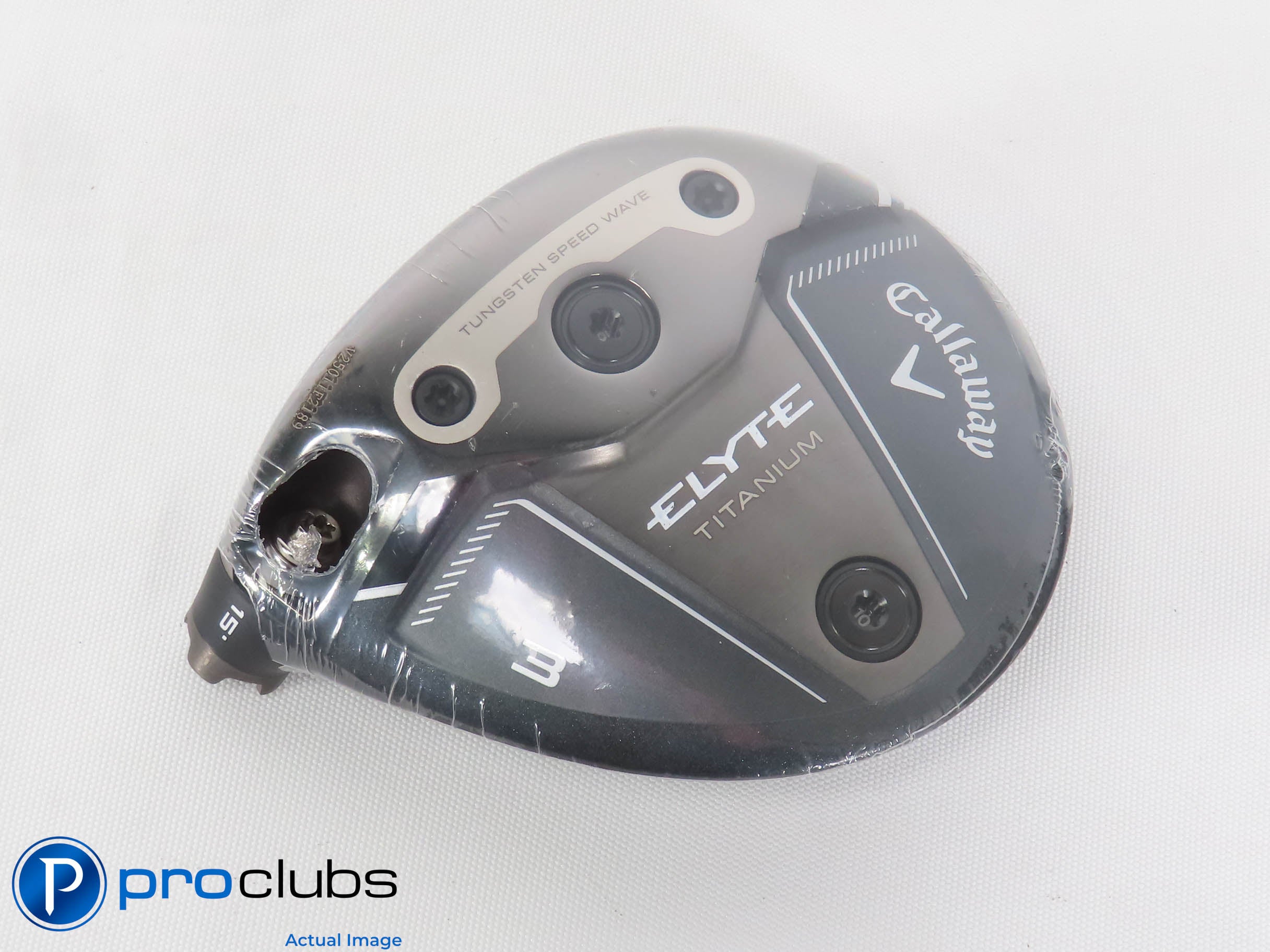 New! Left Handed Callaway ELYTE Titanium 15* 3 Wood - Head Only - 473606