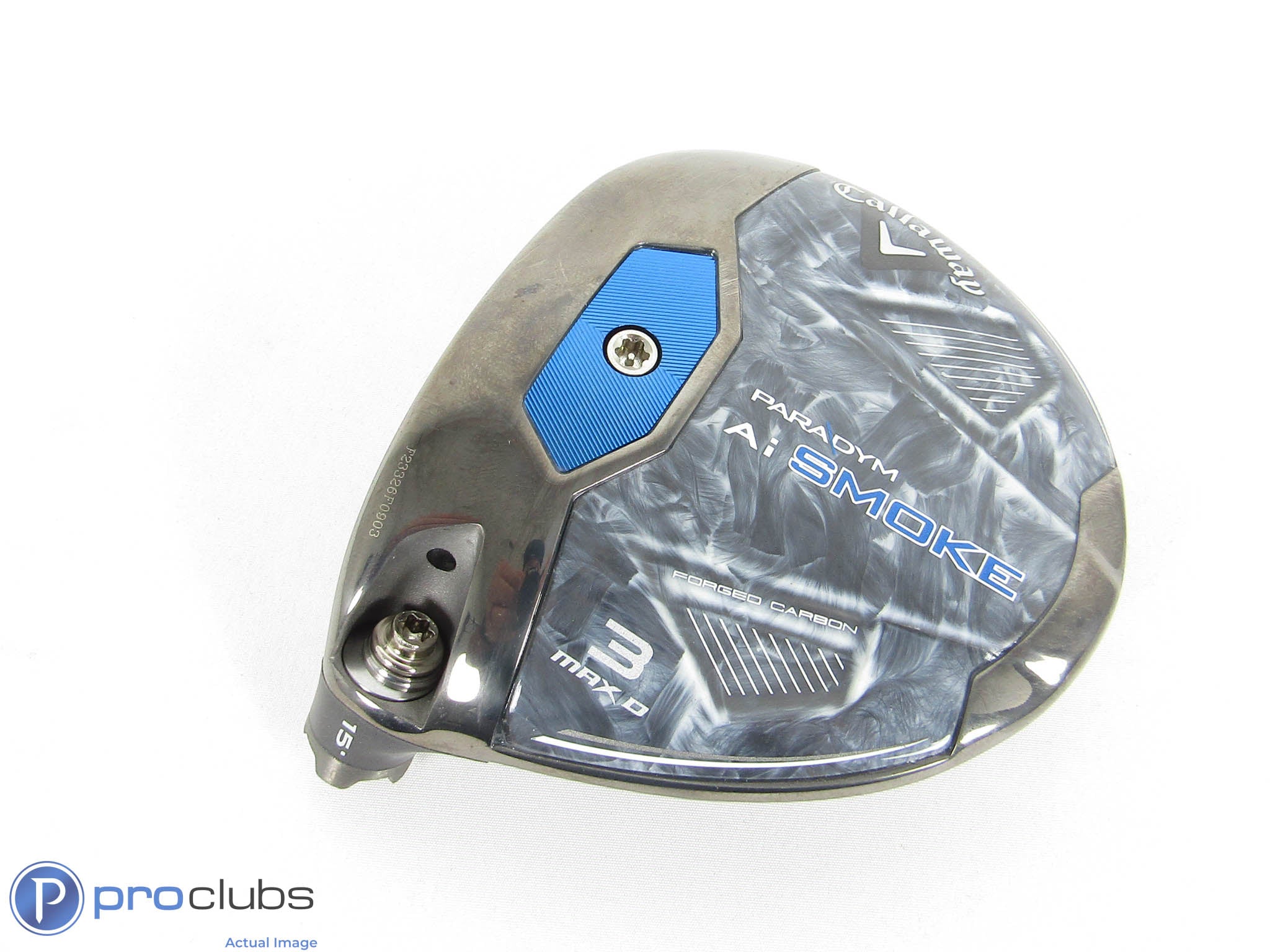 Left Handed! Callaway Ai Smoke MAX D 15* 3 Wood - Head Only - 430869