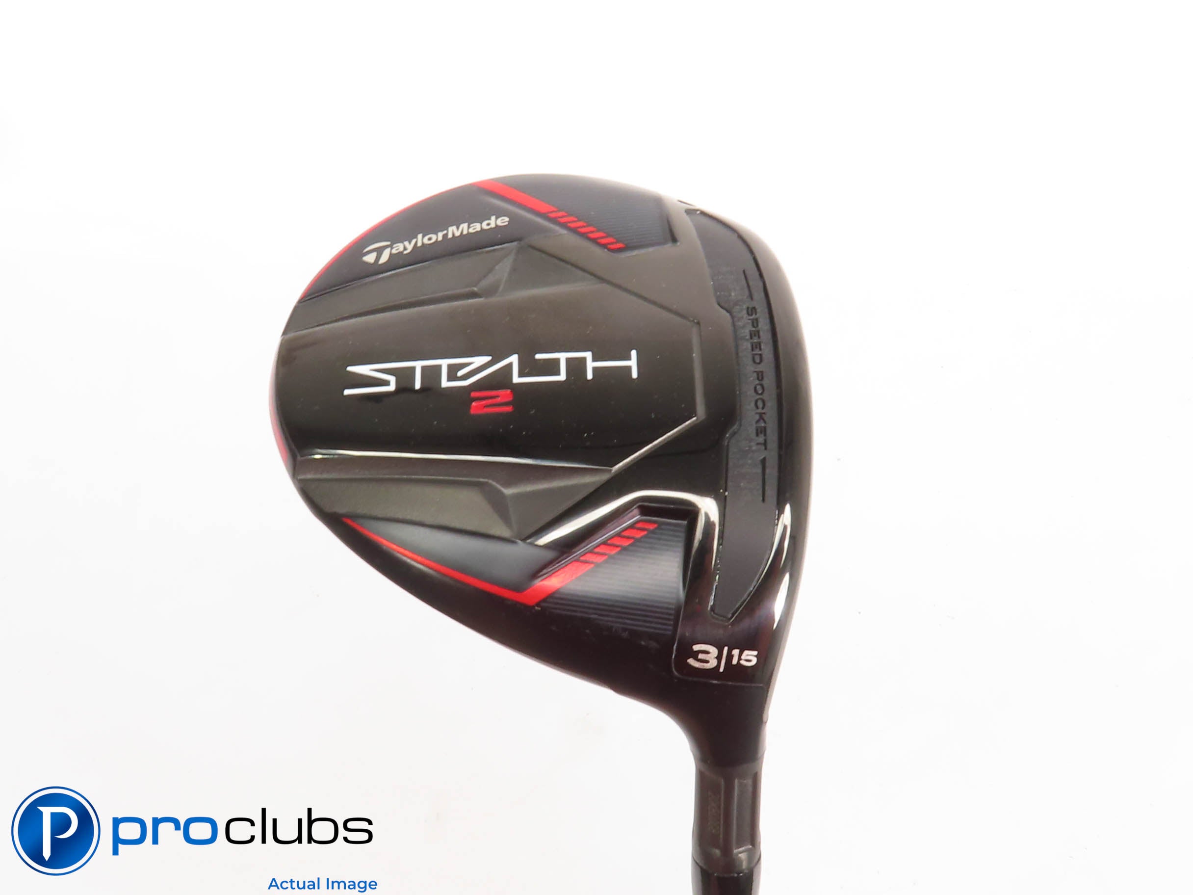 Nice Tour Issue TaylorMade STEALTH 2 15* 3 WOOD - HZRDUS 80g Stiff Flex 429255