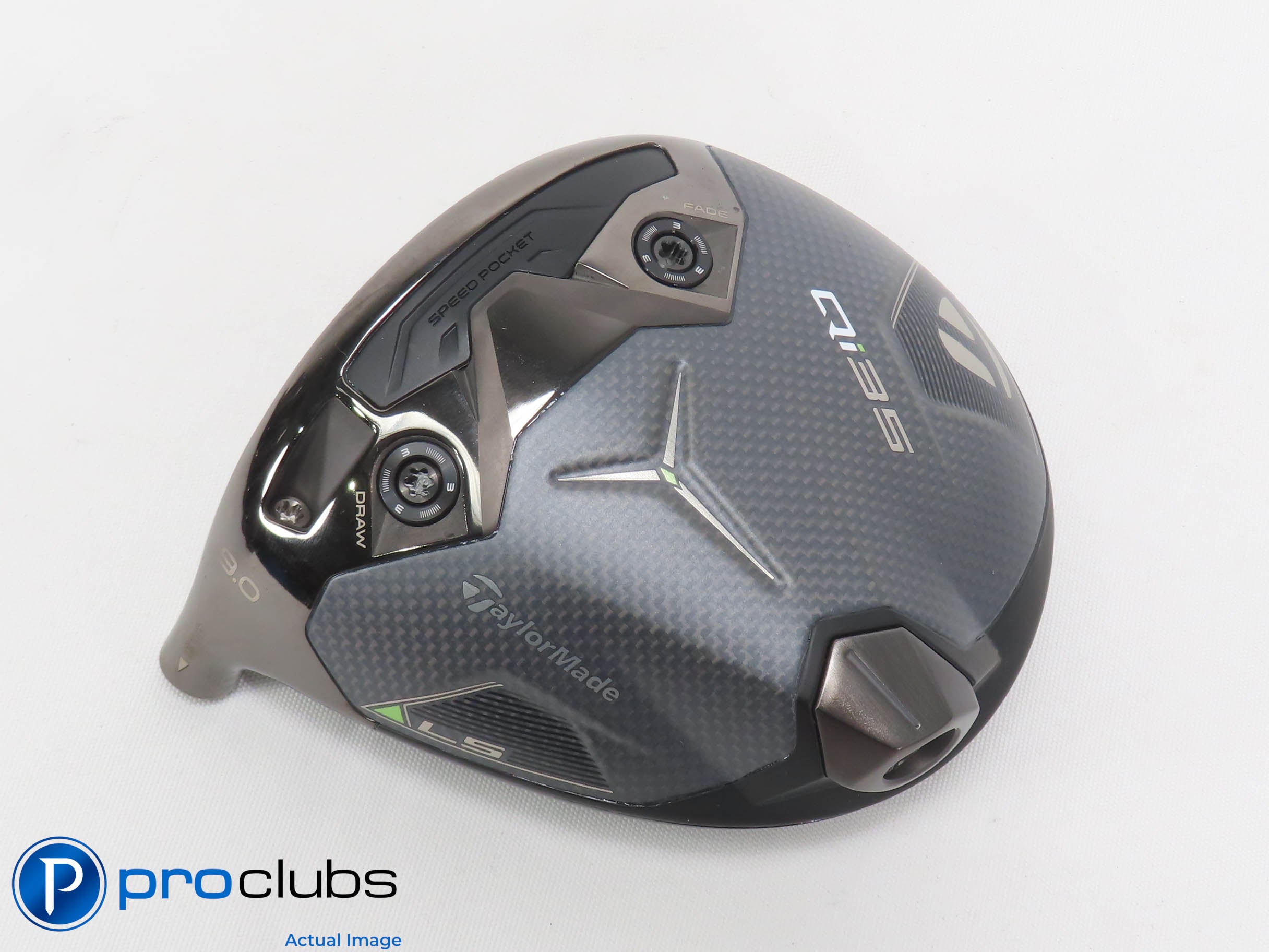 Mint! Left Handed TaylorMade Qi35 LS 9* Driver - Head Only - L/H - 472529