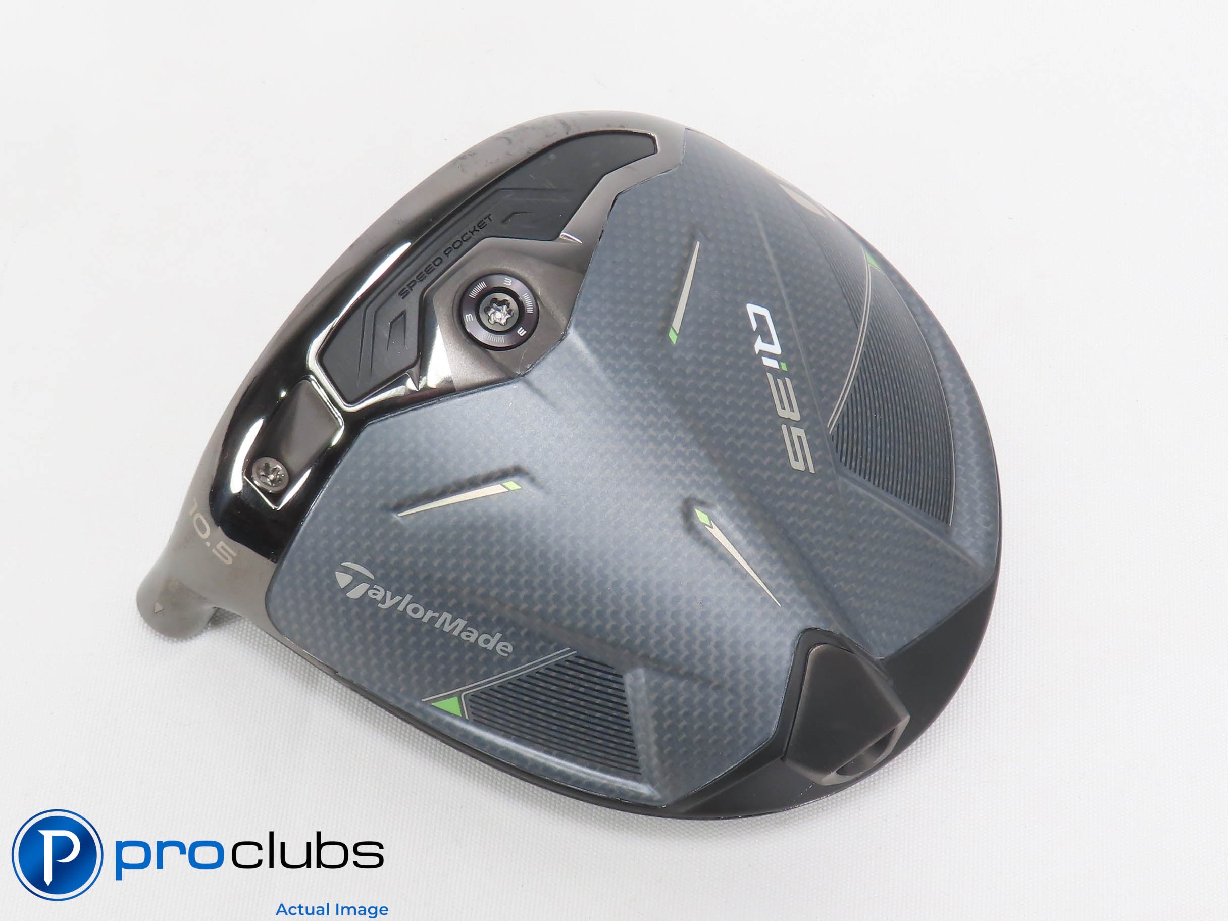 Excellent! Left Handed TaylorMade Qi35 10.5* Driver - Head Only - L/H - 472528