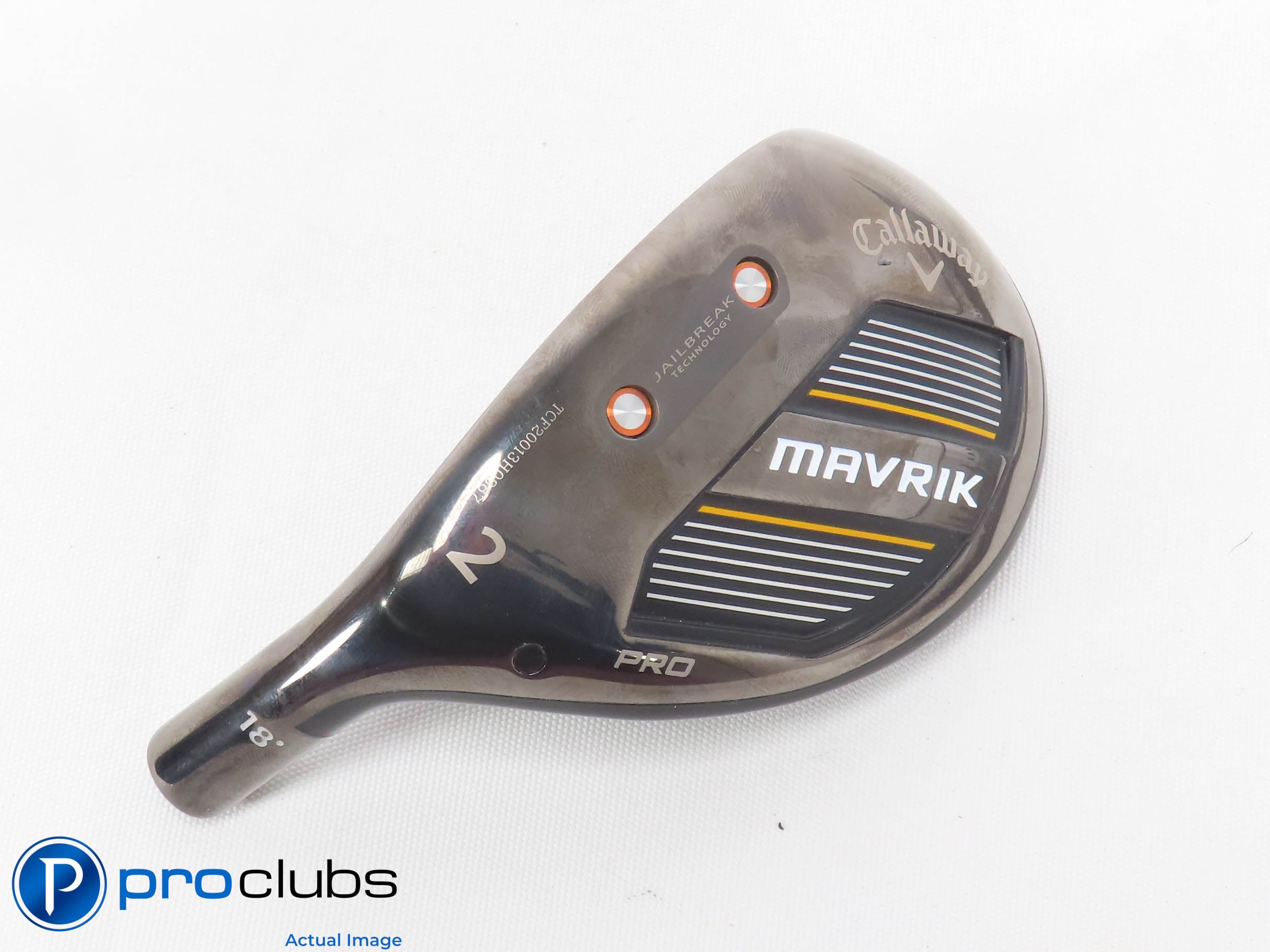 Left Handed Tour Issue Callaway Mavrik Pro 18* 2 Hybrid - Head Only #473978