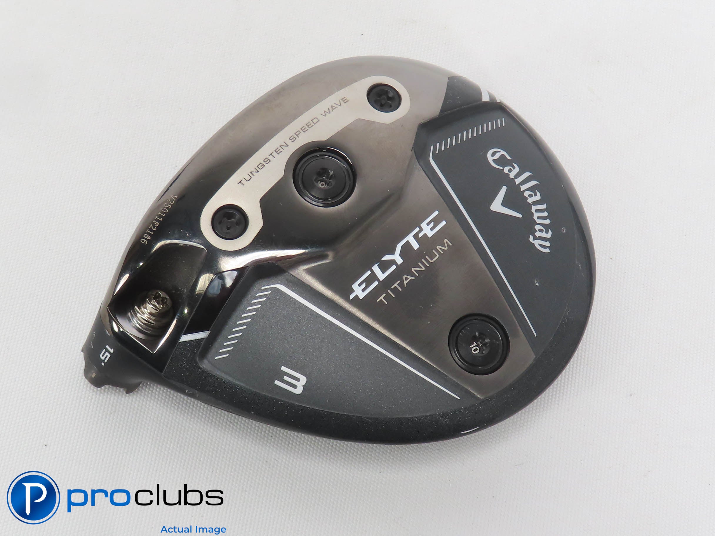 Nice! Left Handed Callaway ELYTE Titanium 15* 3 Wood - Head Only - L/H - 472745