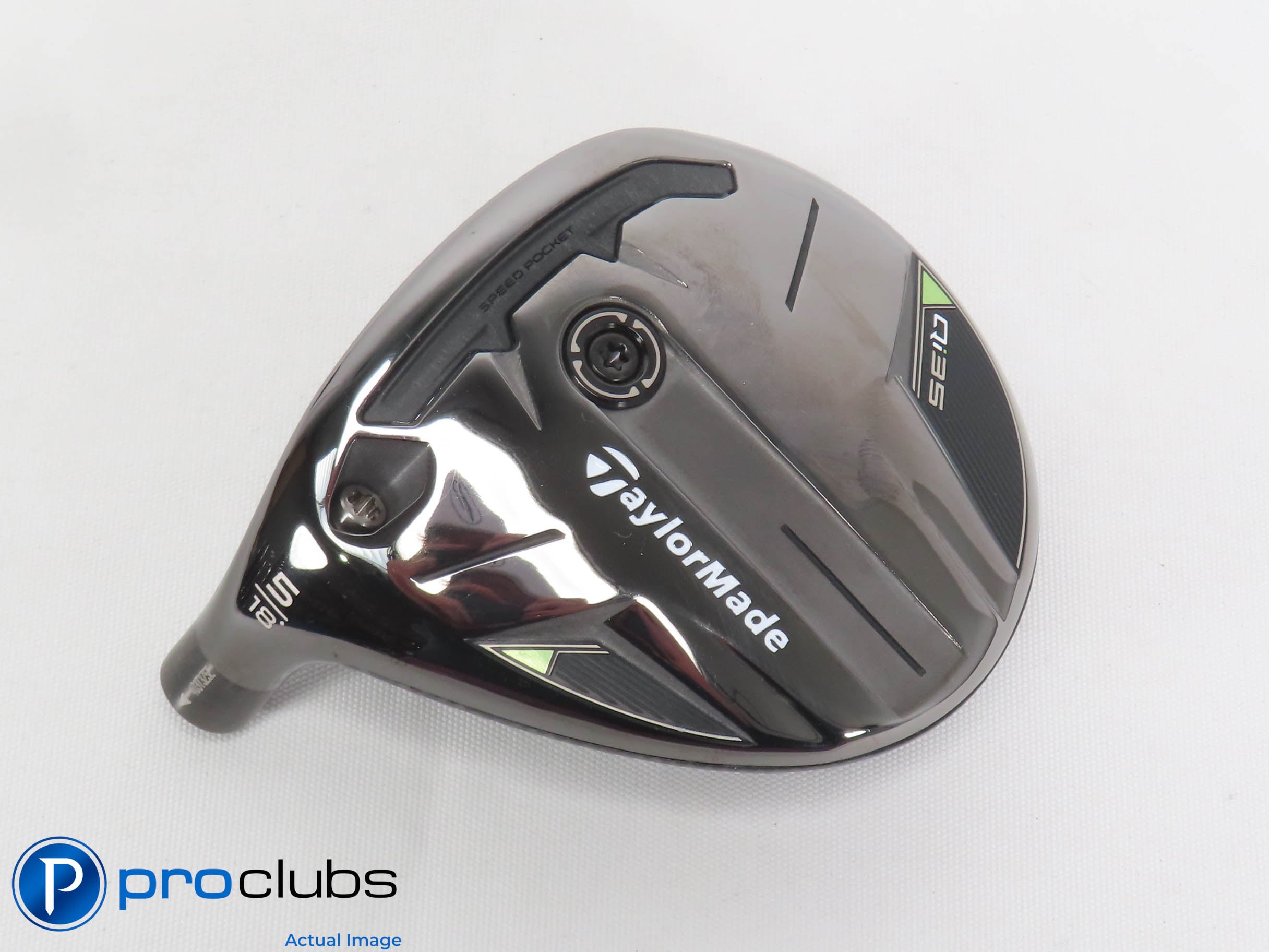 Mint! Left Handed TaylorMade Qi35 18* 5 Wood - Head Only - L/H - 472604