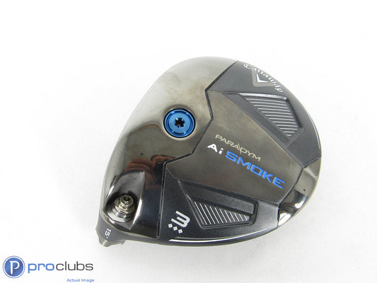 Left Handed! Callaway Ai Smoke Triple Diamond 15* 3 Wood - Head Only - 432100