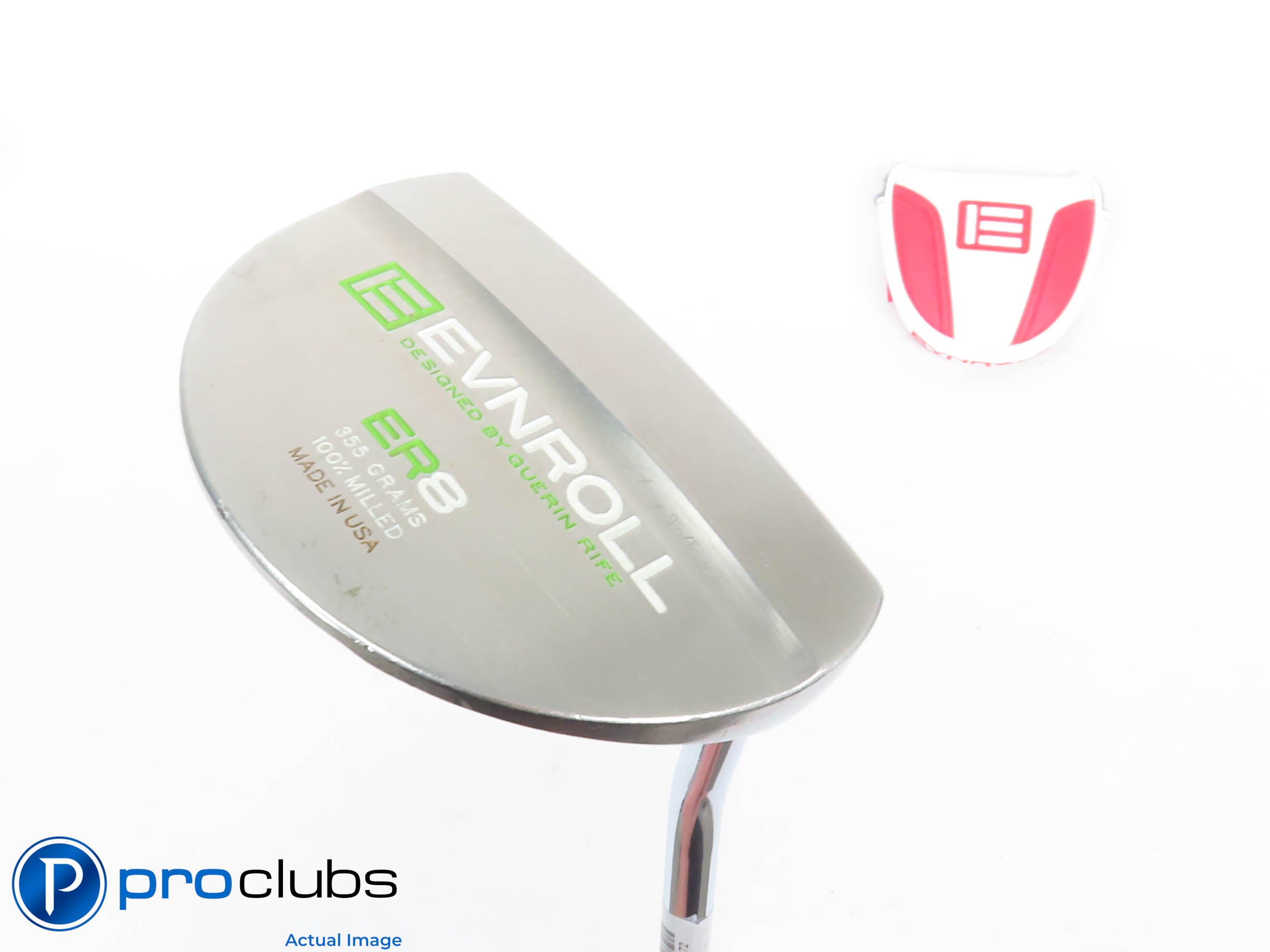 EVNROLL ER8 355g Single Bend 35" PUTTER w/Cover - BGT Stability Shaft 430372